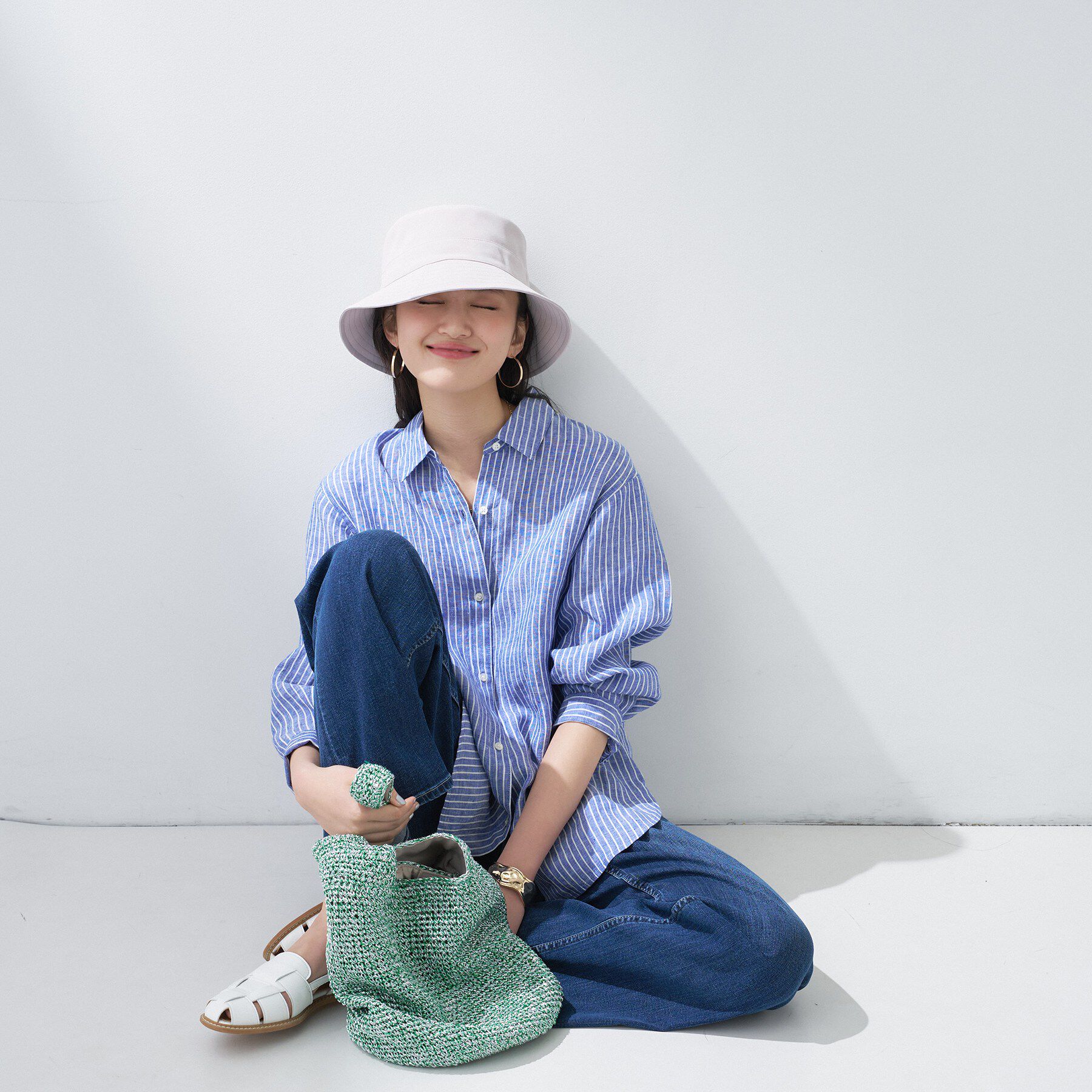 INDIVI「【着る日傘／UVケア】バケットハット」|ハット|