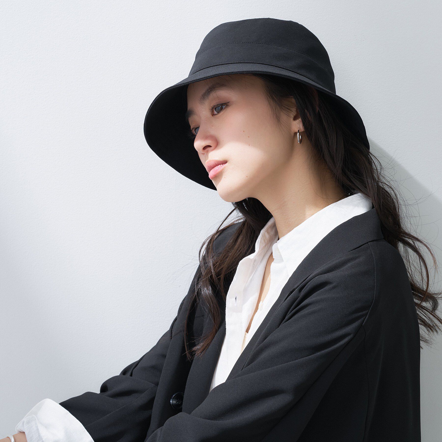 INDIVI「【着る日傘／UVケア】バケットハット」|ハット|