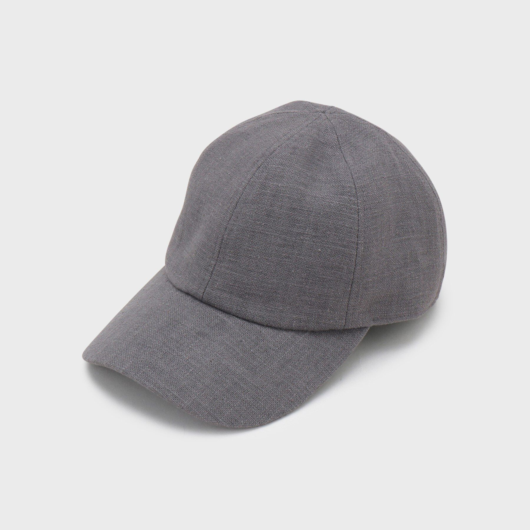 INDIVI「【大人カジュアル／リネン混】ベーシックキャップ」|キャップ・キャスケット|チャコールグレー(0