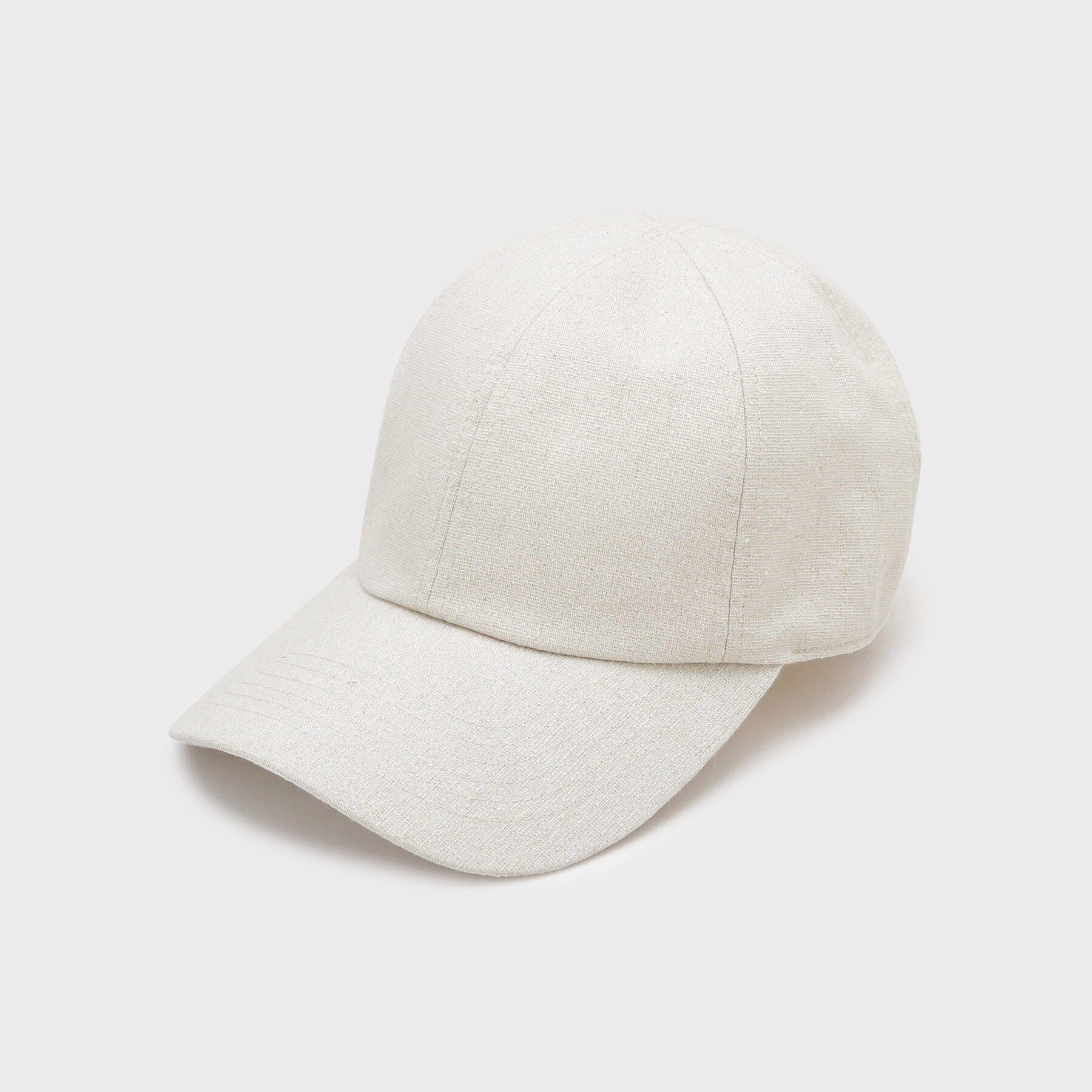 INDIVI「【大人カジュアル／リネン混】ベーシックキャップ」|キャップ・キャスケット|グレージュ(450)