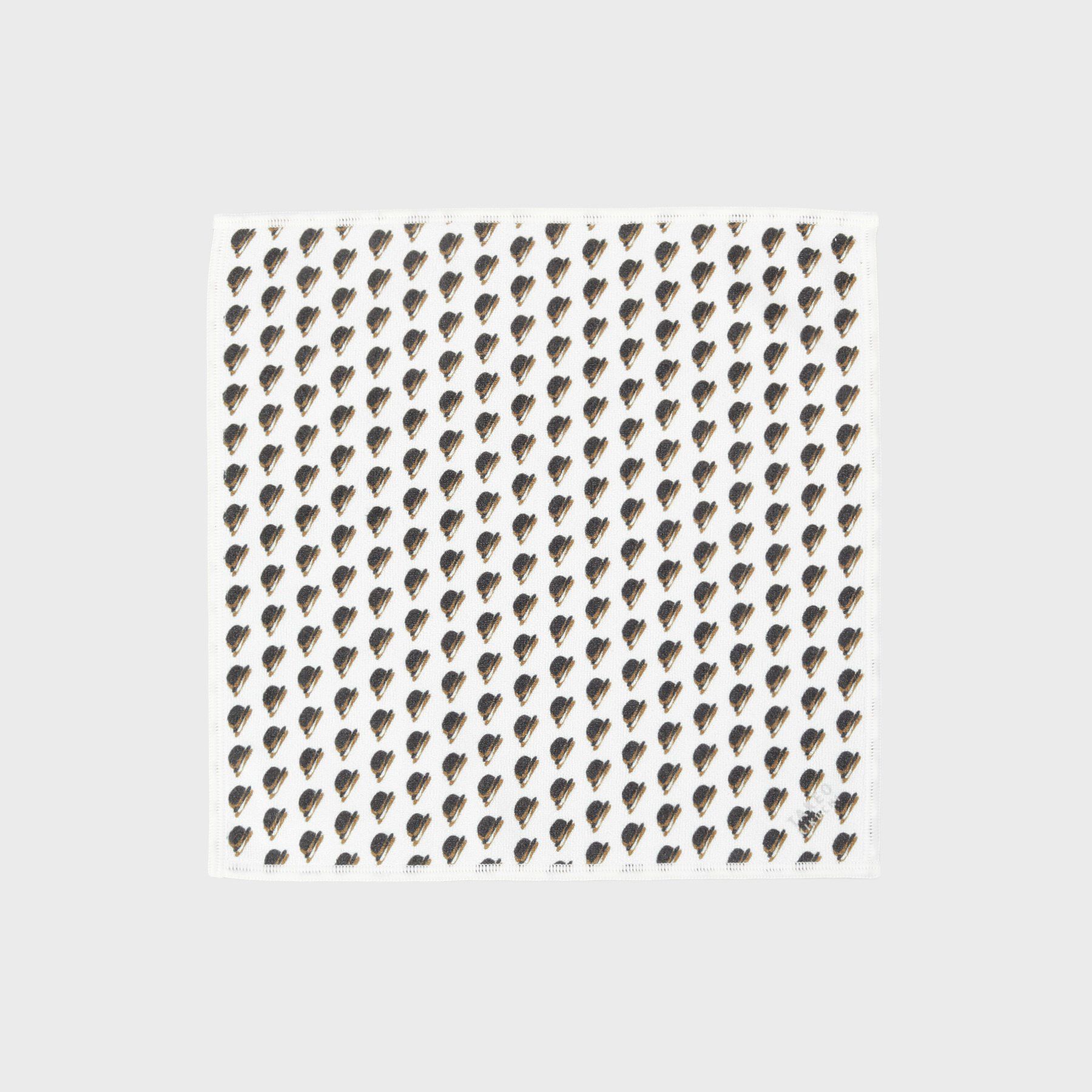 TAKEO KIKUCHI「ボーラーハット柄プリントフォンカチ」|ハンカチ|アイボリー(104)