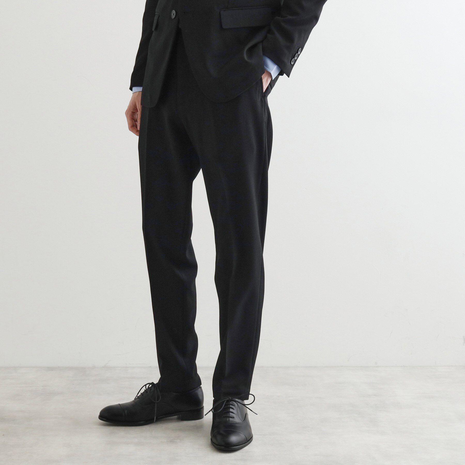 tk.TAKEO KIKUCHI「【洗える】ピンヘッドストレッチセットアップ／上下2点セット／速乾／WEB限定／ビジカジ対応」|スーツ|