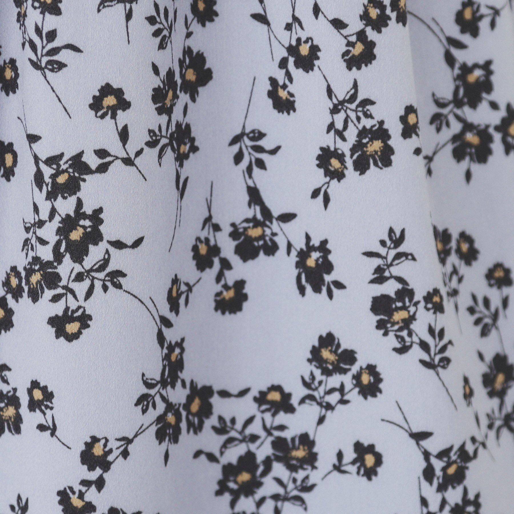 index「ミニフラワープリント バイカラーワンピース【洗濯機洗い可/イージーアイロン/防シワ】」|ワンピース|