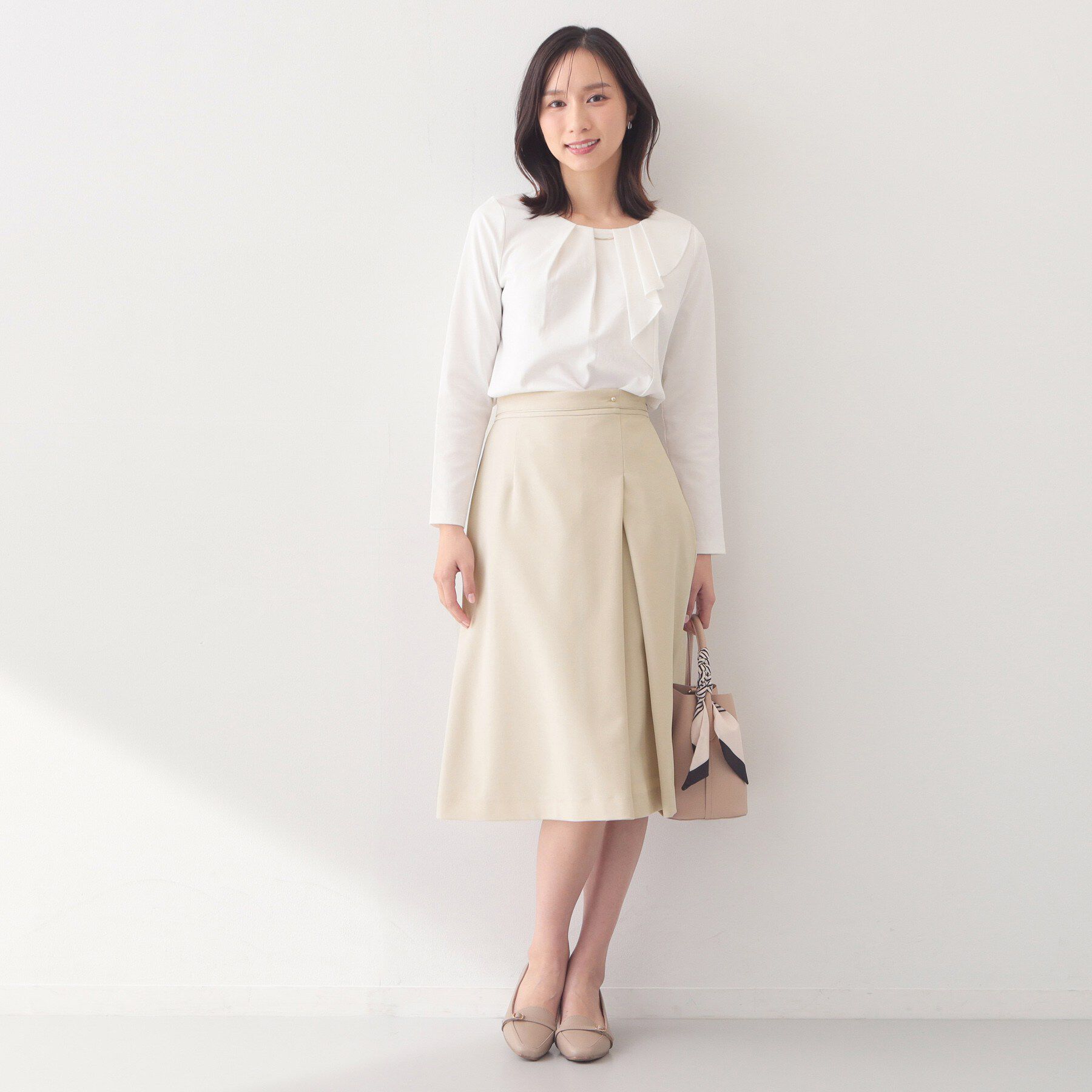 index「アシメタックAラインスカート/セットアップ対応可【洗濯機OK/防シワ】《XS～LL》」|スカート|