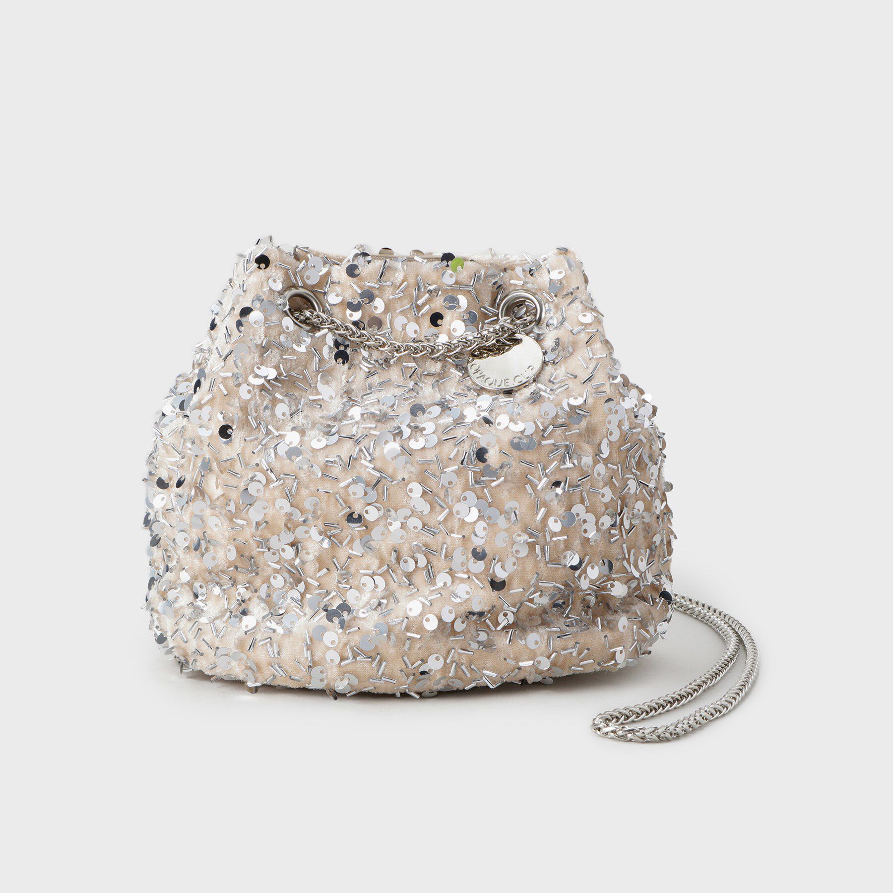 OPAQUE.CLIP「【2WAY】素材アソートシャイニー巾着ミニショルダーバッグ」|ショルダー・メッセンジャー|