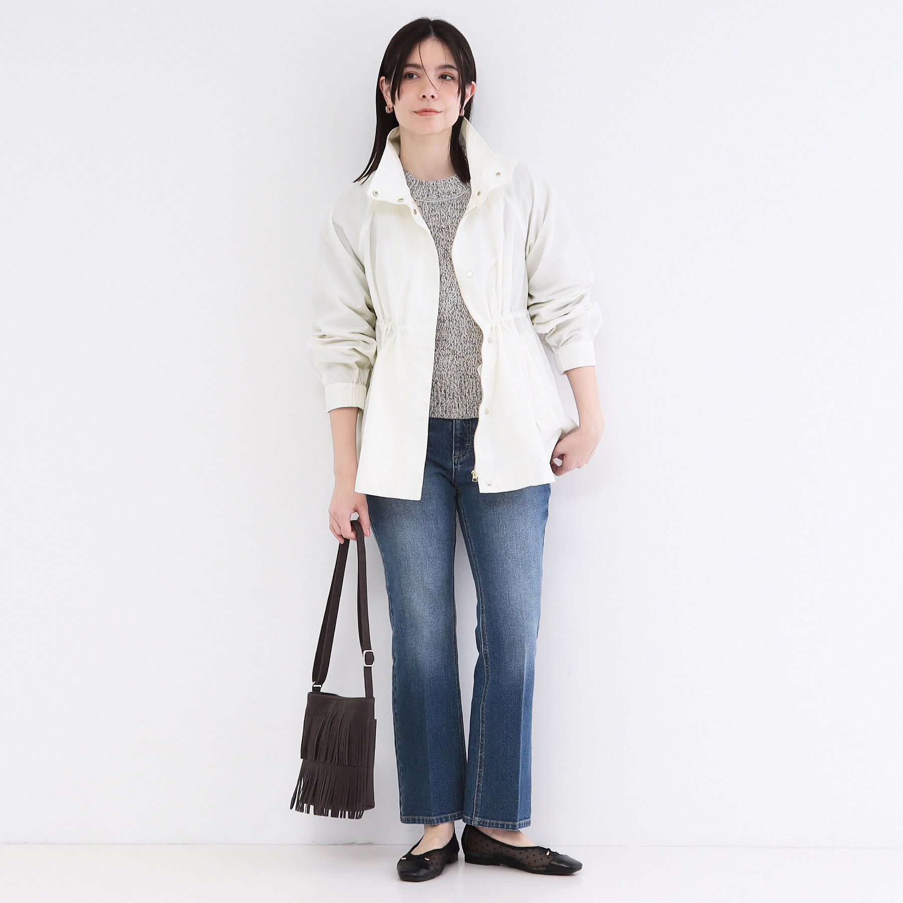 OPAQUE.CLIP「撥水スタンドZIPブルゾン【洗濯機OK/UVケア/花粉対応】」|ブルゾン・スタジャン|