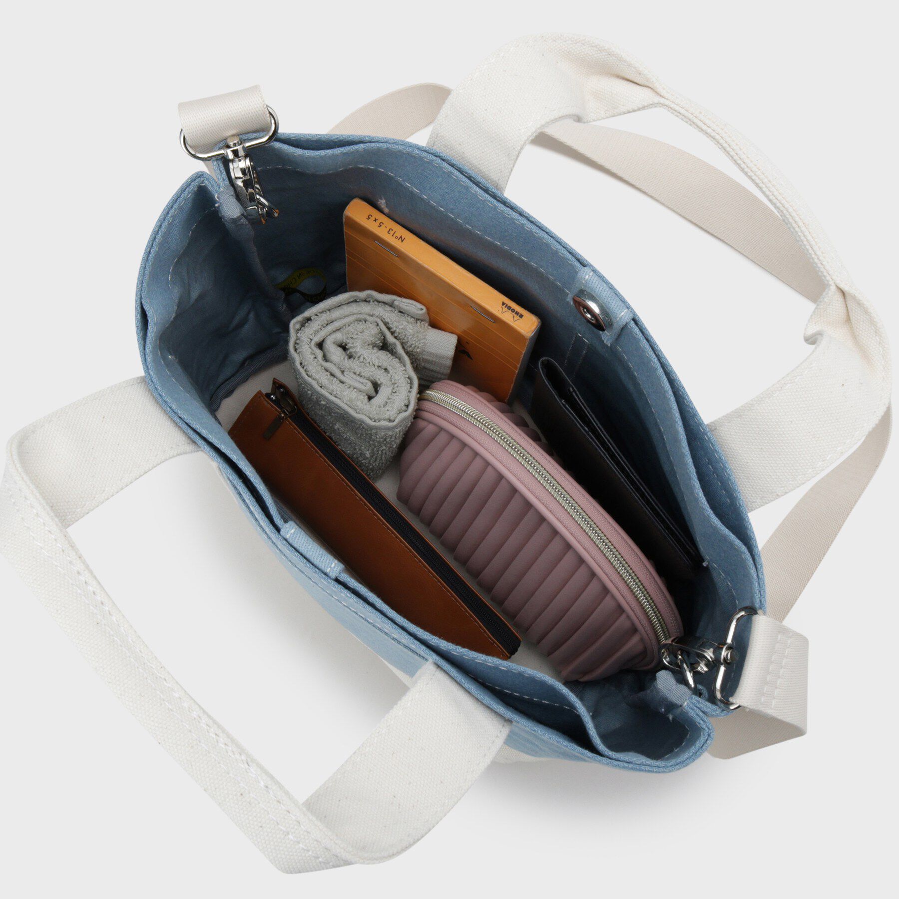 OPAQUE.CLIP「2WAYバイカラー帆布ミドルトート」|トートバッグ|