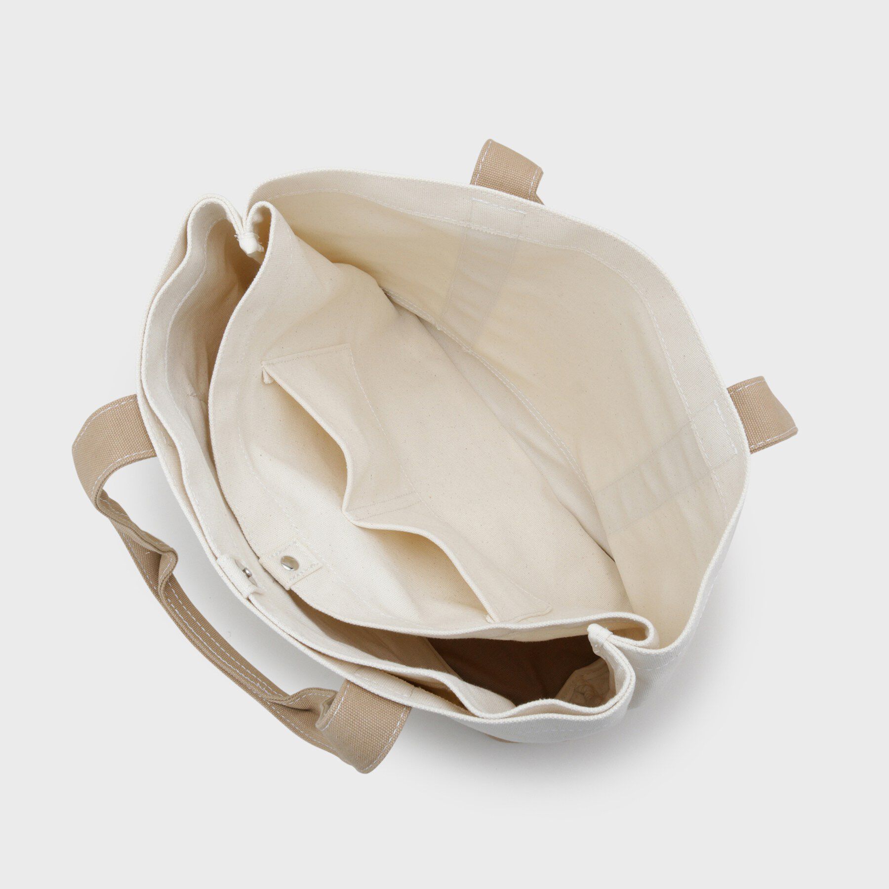 OPAQUE.CLIP「バイカラー帆布BIGトート」|トートバッグ|