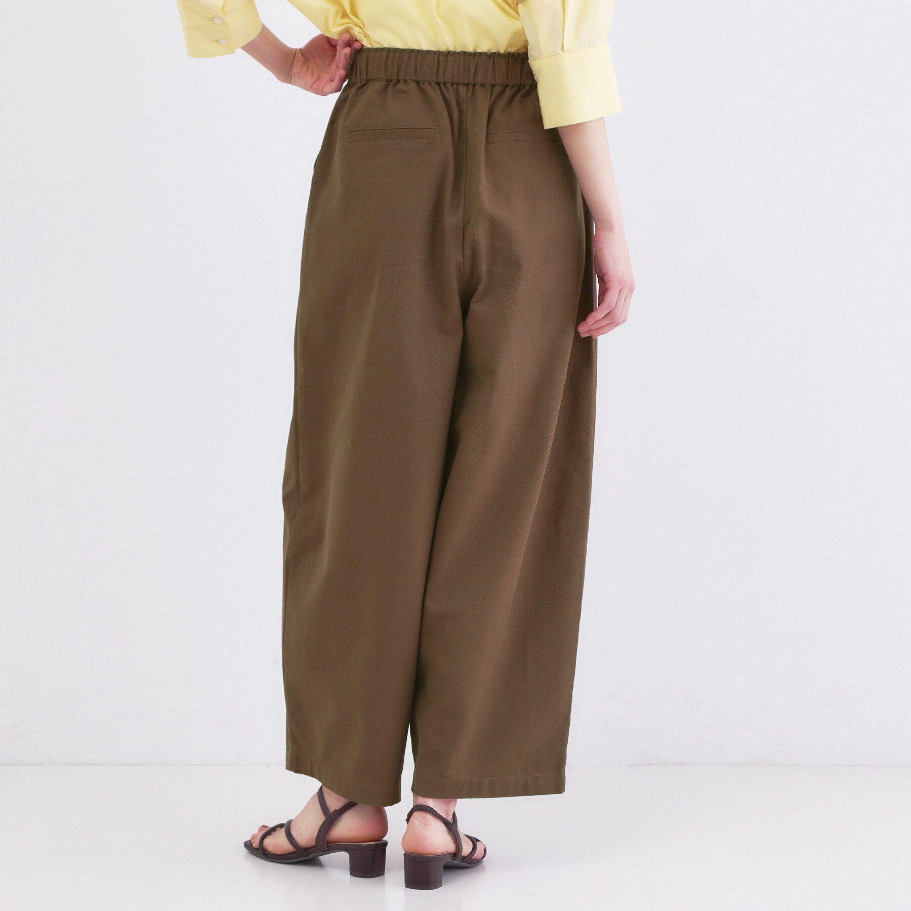 OPAQUE.CLIP「バレルレッグイージーパンツ【洗濯機OK】」|その他|