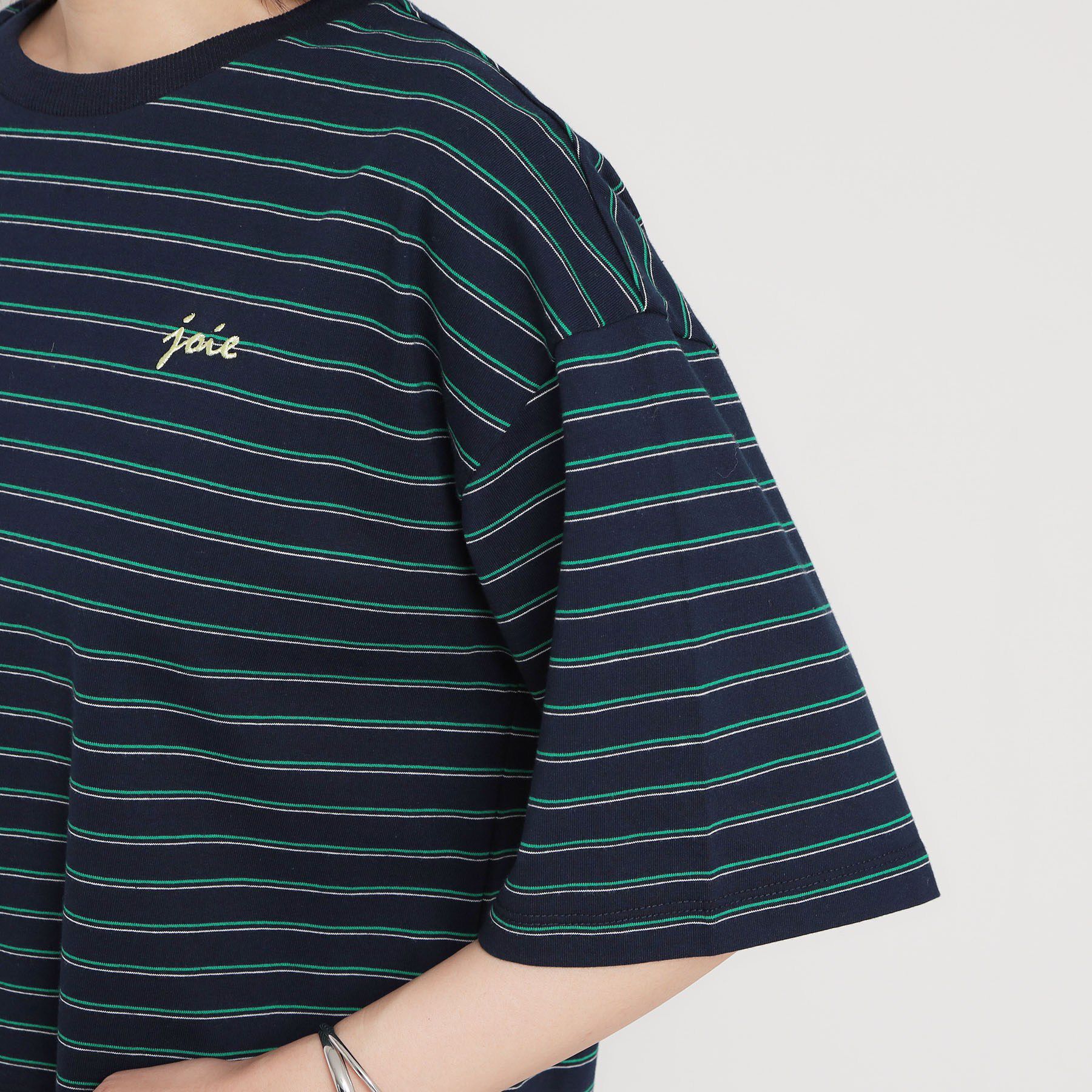 THE SHOP TK「ワンポイント刺繍マルチボーダーTee」|Tシャツ・カットソー|