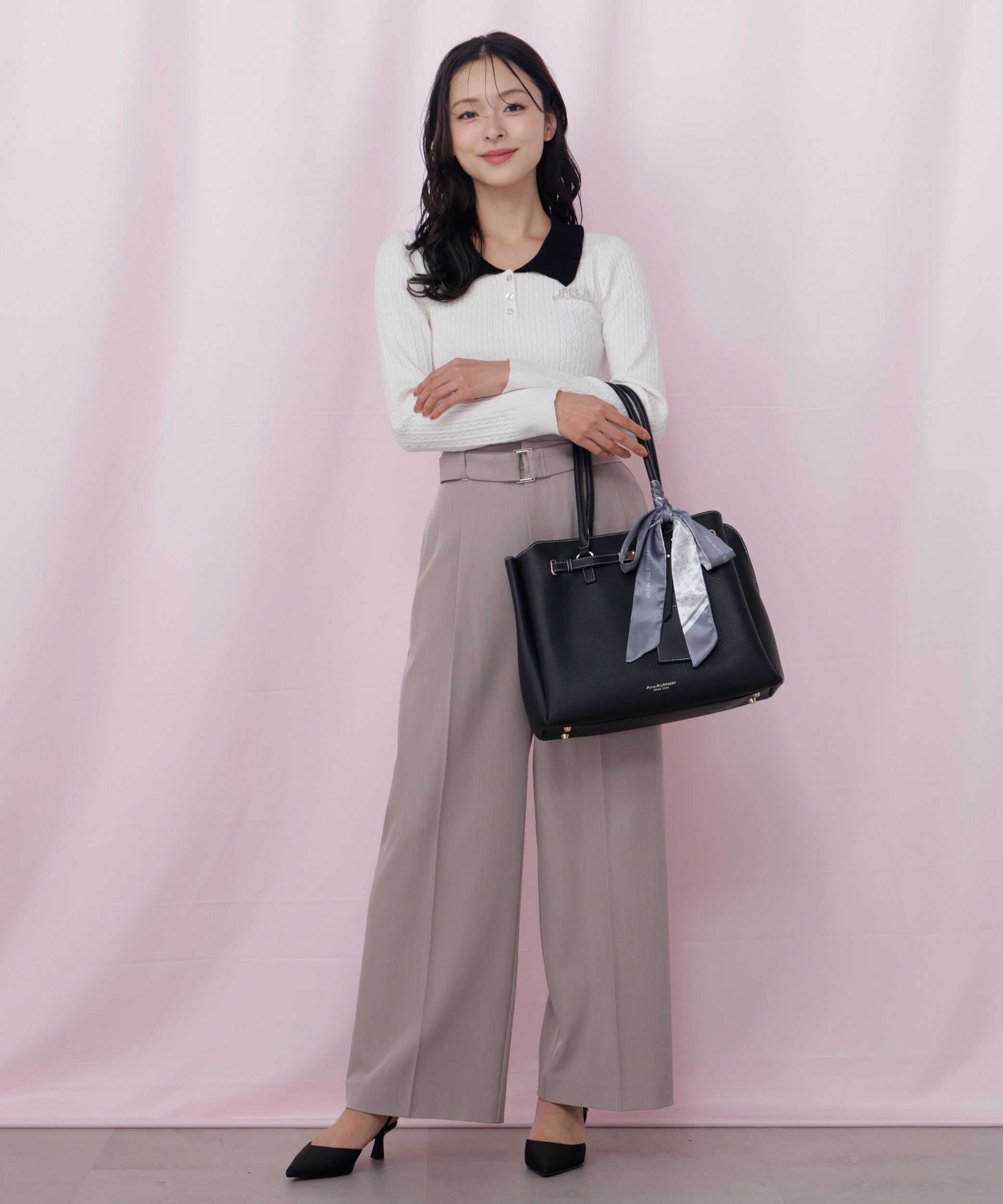  「スカーフ付きベルテッドトート」|その他|