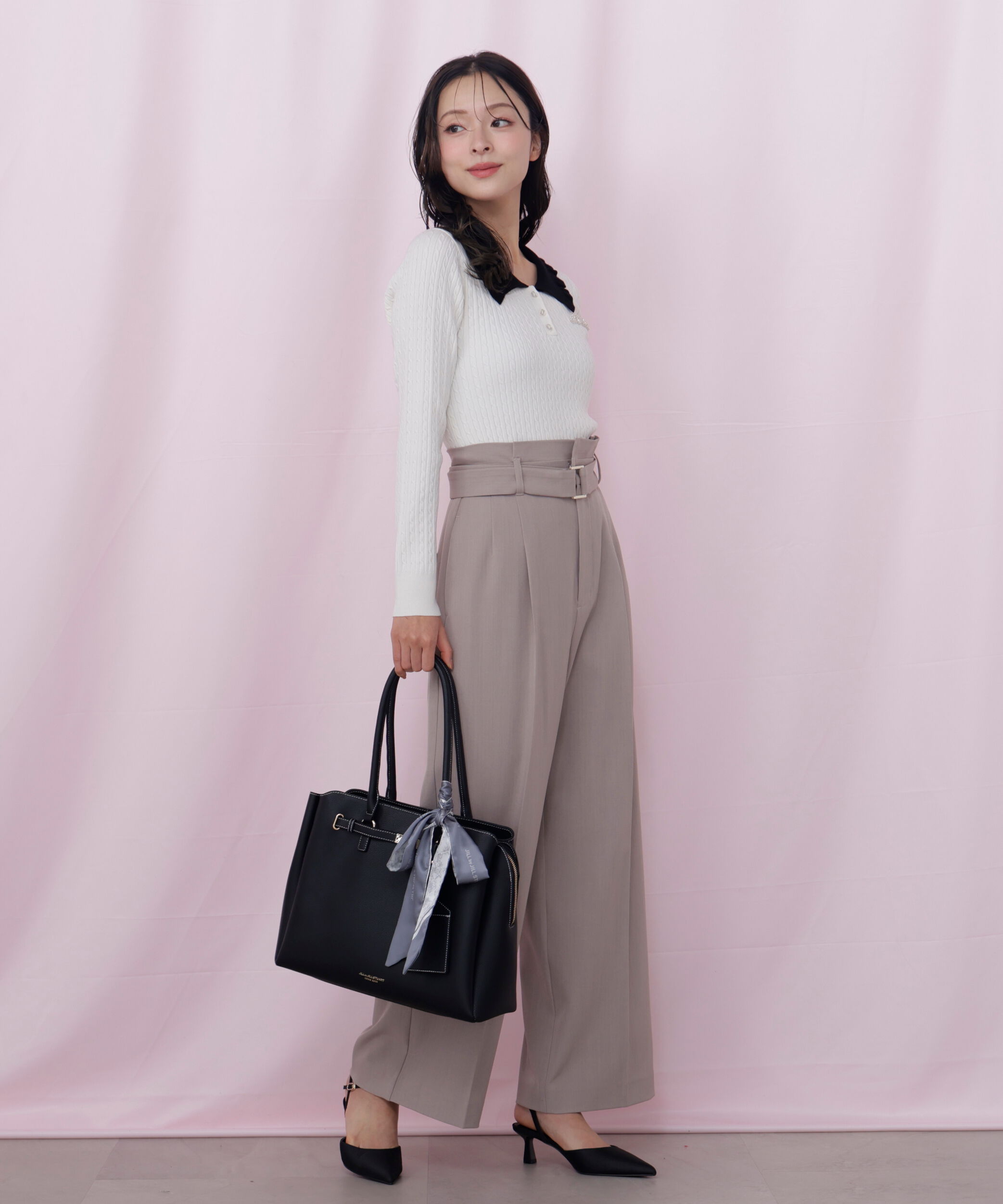  「スカーフ付きベルテッドトート」|その他|