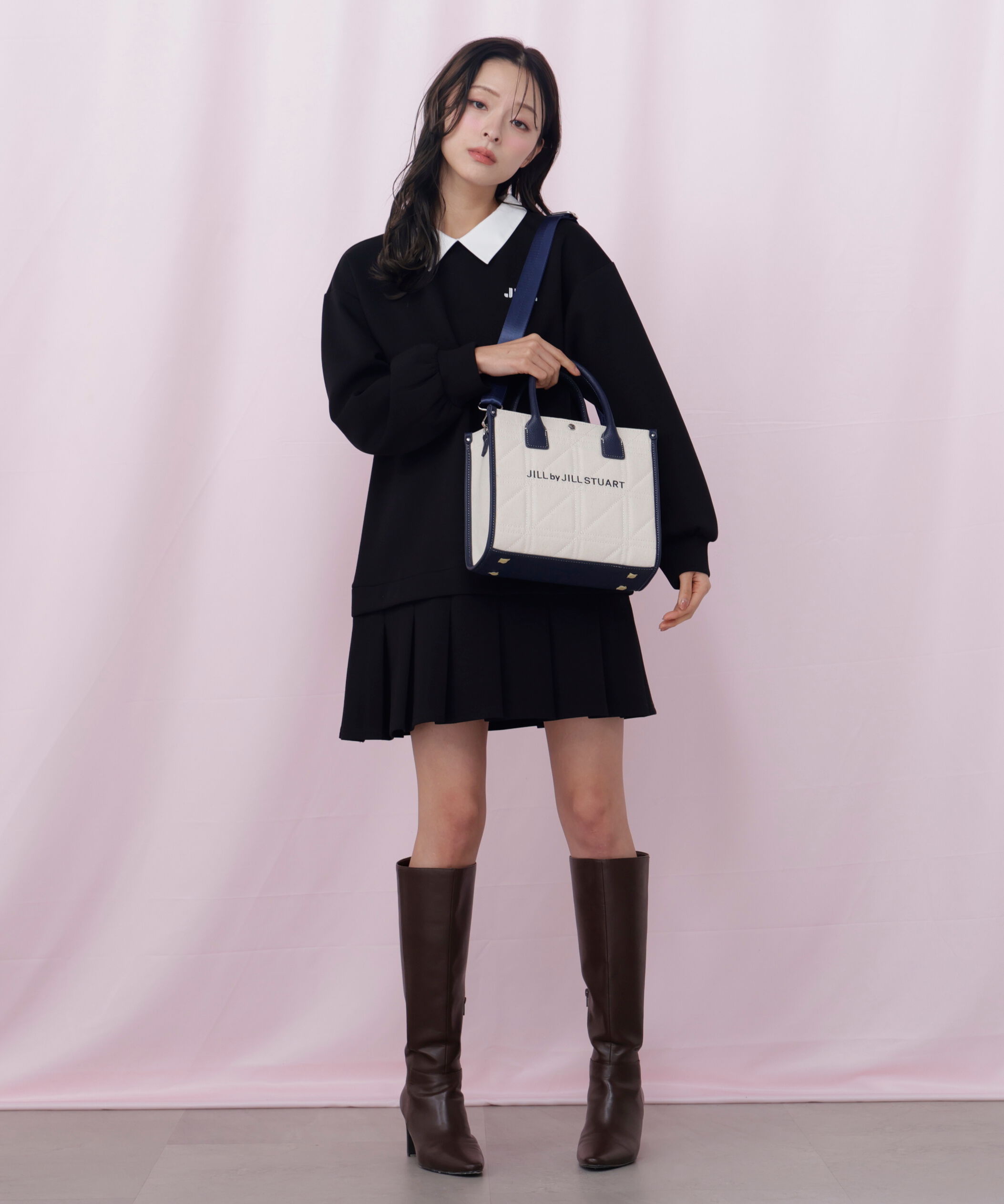  「ステッチパイピングトート小」|その他|