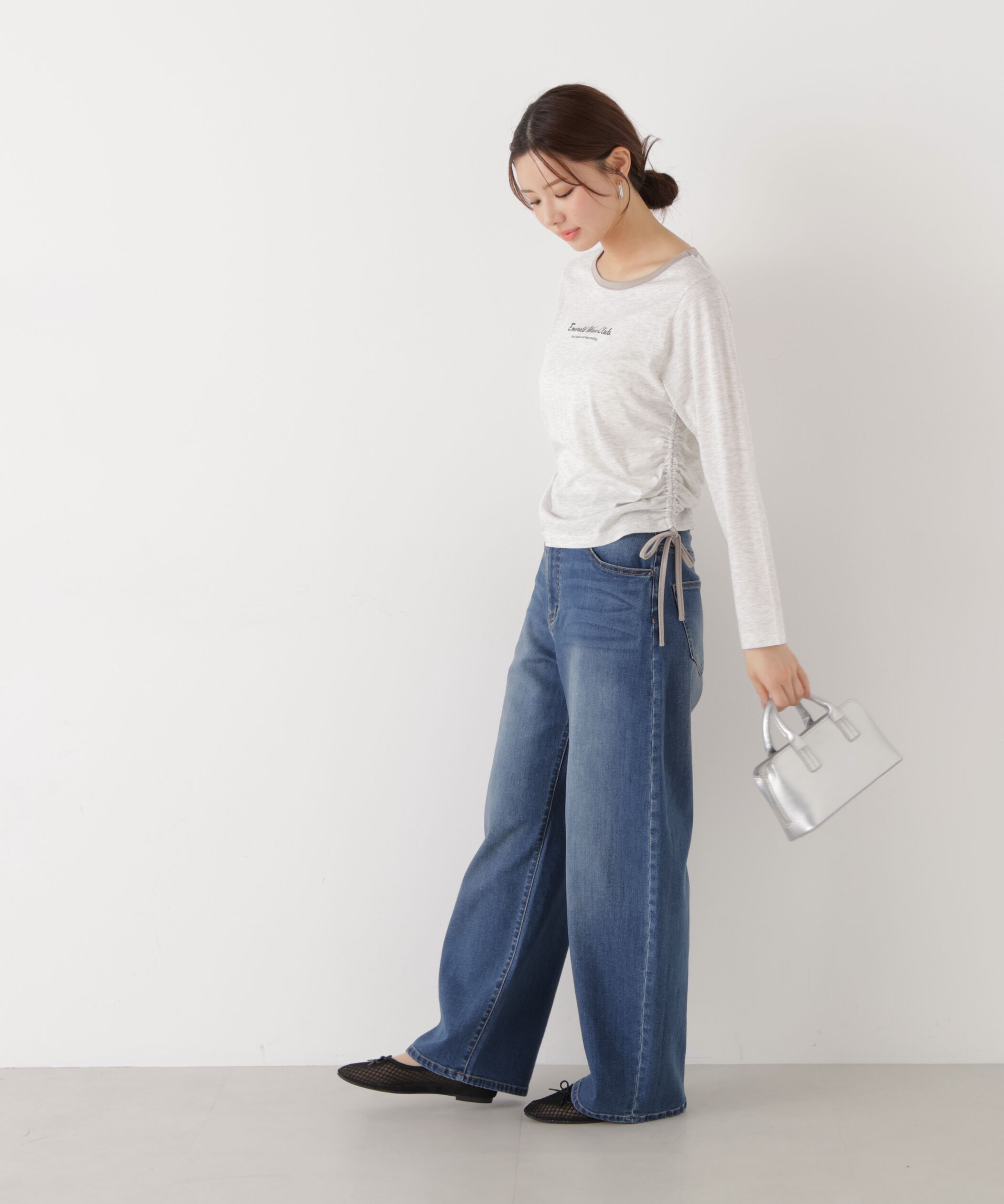 PROPORTION BODY DRESSING「〈a/mie〉ドロストシアートップス　　26SS」|Tシャツ・カットソー|