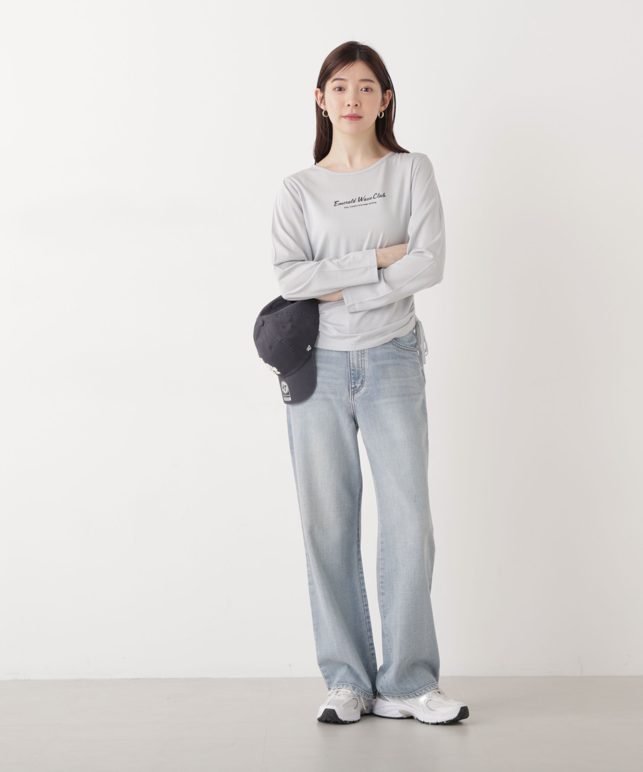 PROPORTION BODY DRESSING「〈a/mie〉ドロストシアートップス　　26SS」|Tシャツ・カットソー|