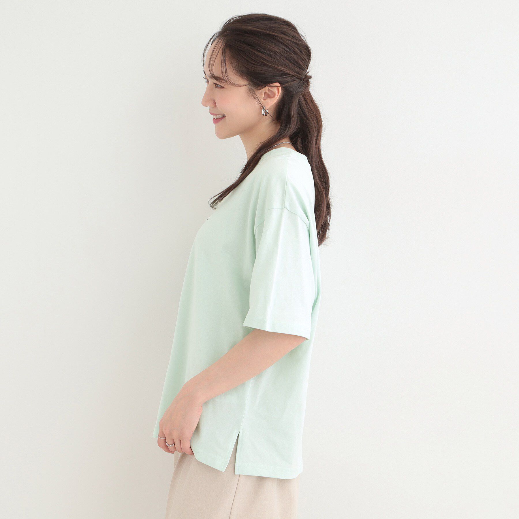 SHOO･LA･RUE「【綿100％/S-LL/プチプラ】選べる3柄 プリントアソートTシャツ」|Tシャツ・カットソー|