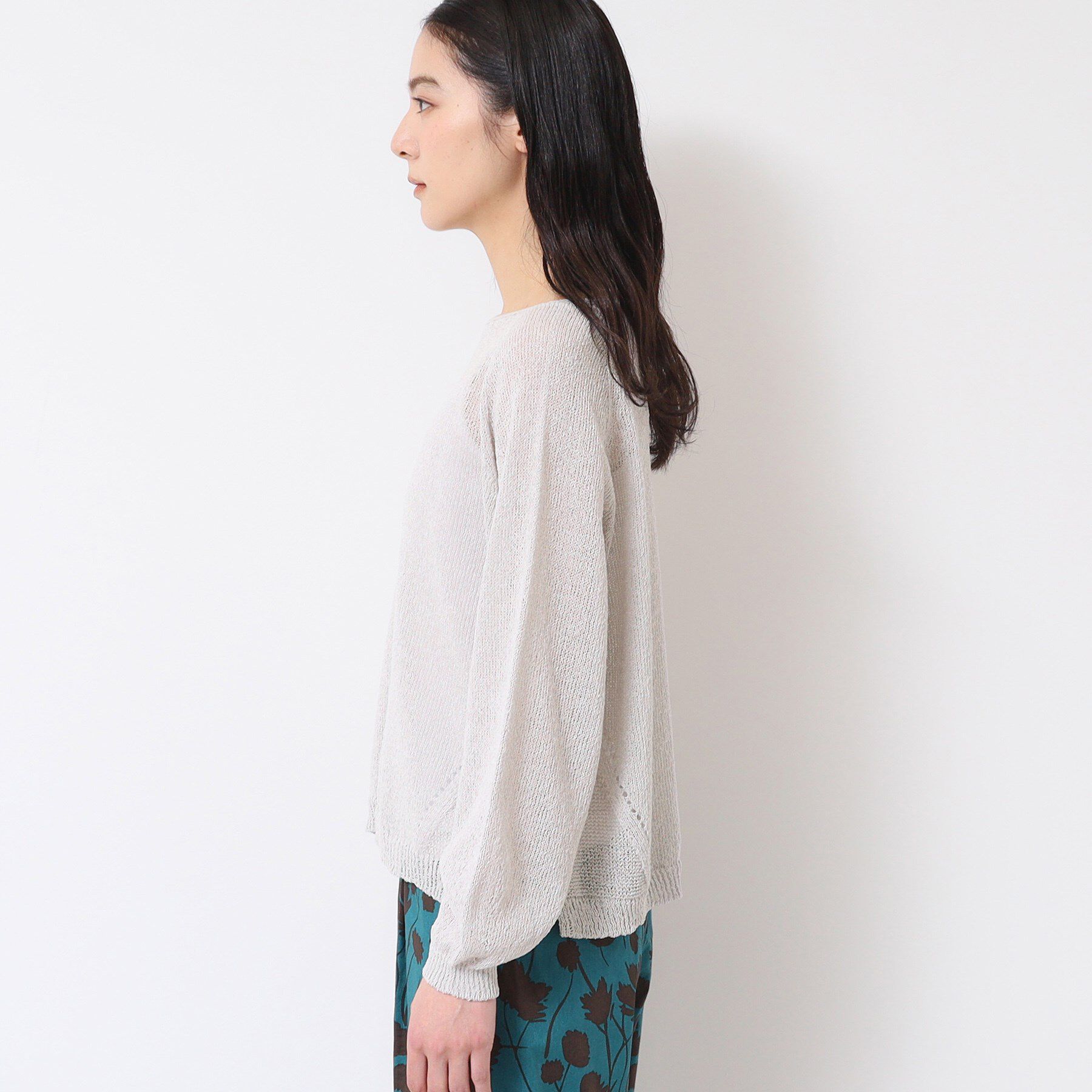 Dessin「【日本製・洗える】ホールガーメントシアーニット」|ニット・セーター|