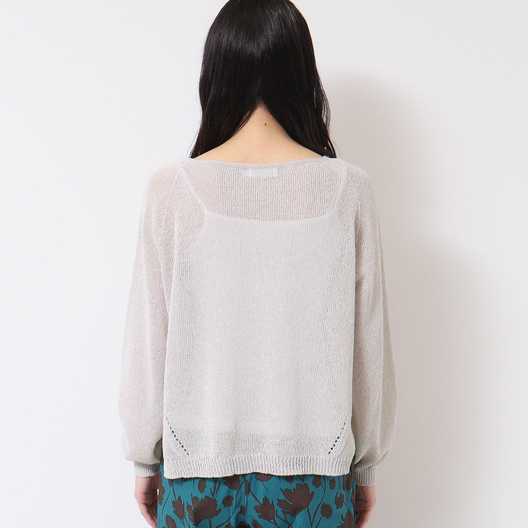 Dessin「【日本製・洗える】ホールガーメントシアーニット」|ニット・セーター|