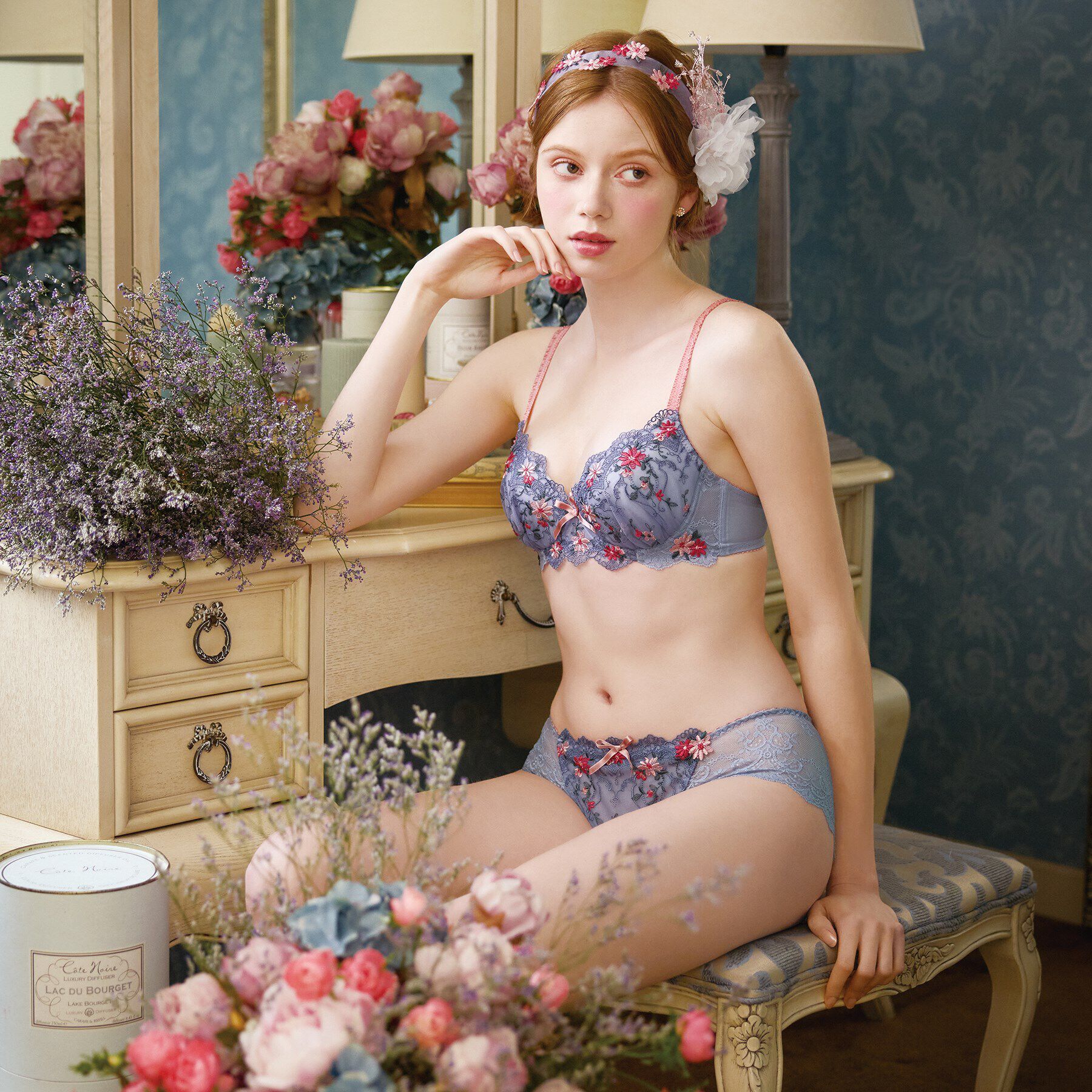 Risa Magli「フィオナ ブラジャー（E-F）＜サイドシェイプ＞」|インナー|