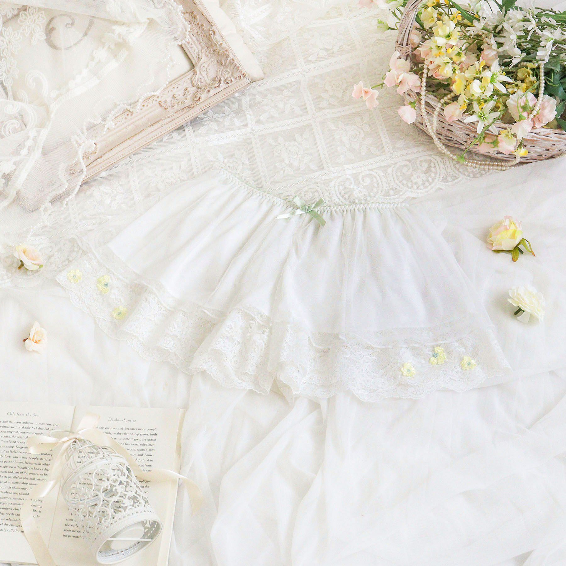 Risa Magli「ラーレ タップパンツ」|インナー|イエロー(032)