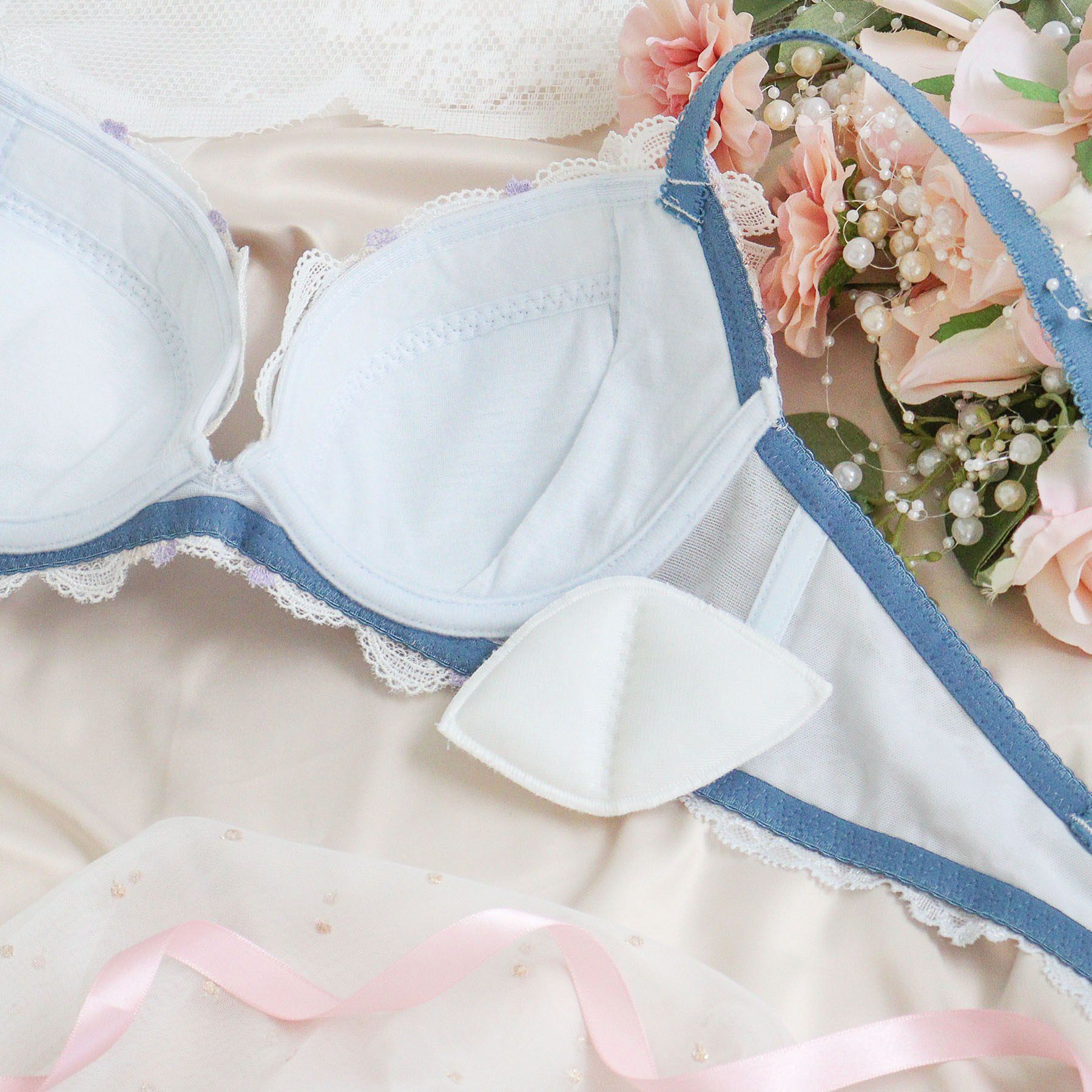 Risa Magli「ダニエラ ブラジャー (D-F) ＜V Make Type＞」|インナー|