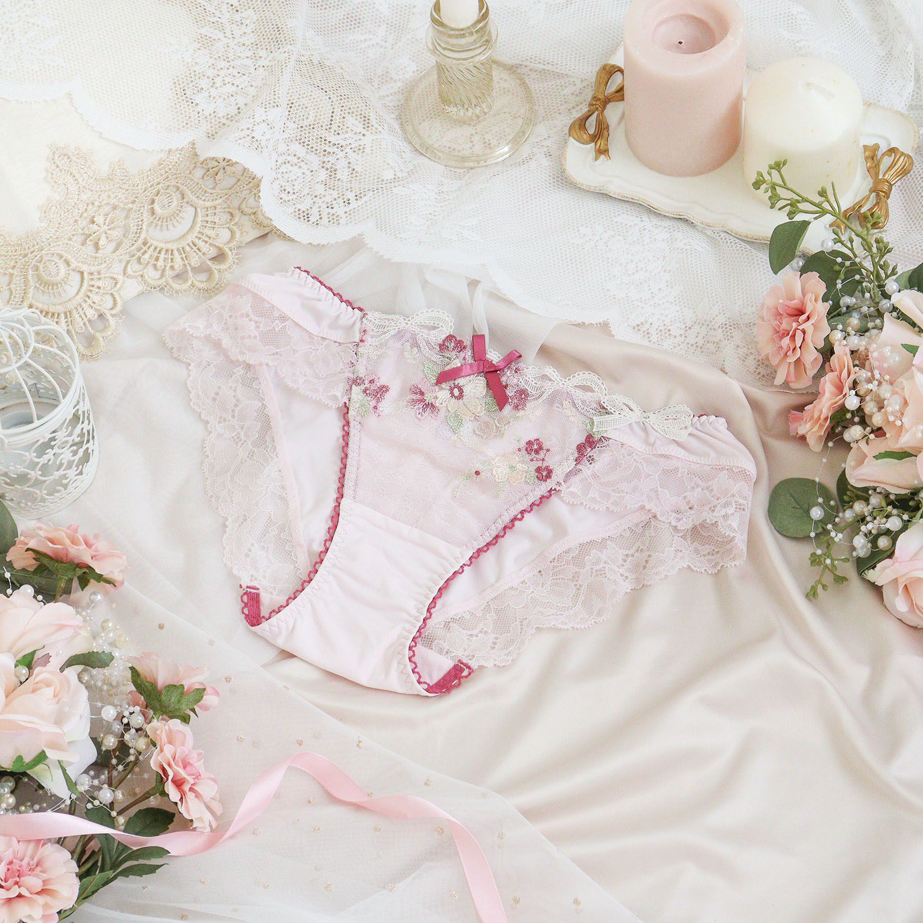 Risa Magli「ダニエラ ノーマルショーツ」|インナー|ピンク(071)