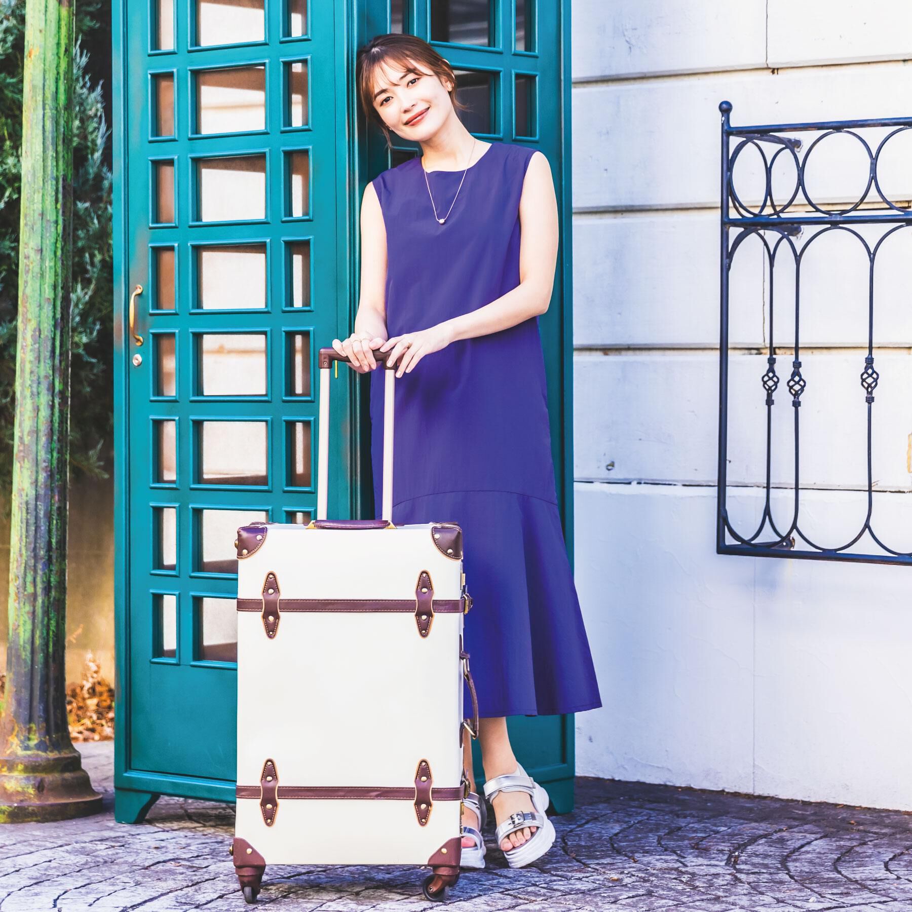 ITS&rsquo;DEMO「【撥水／洗濯機OK】ペプラムワンピース＜旅服シリーズ＞」|ワンピース|