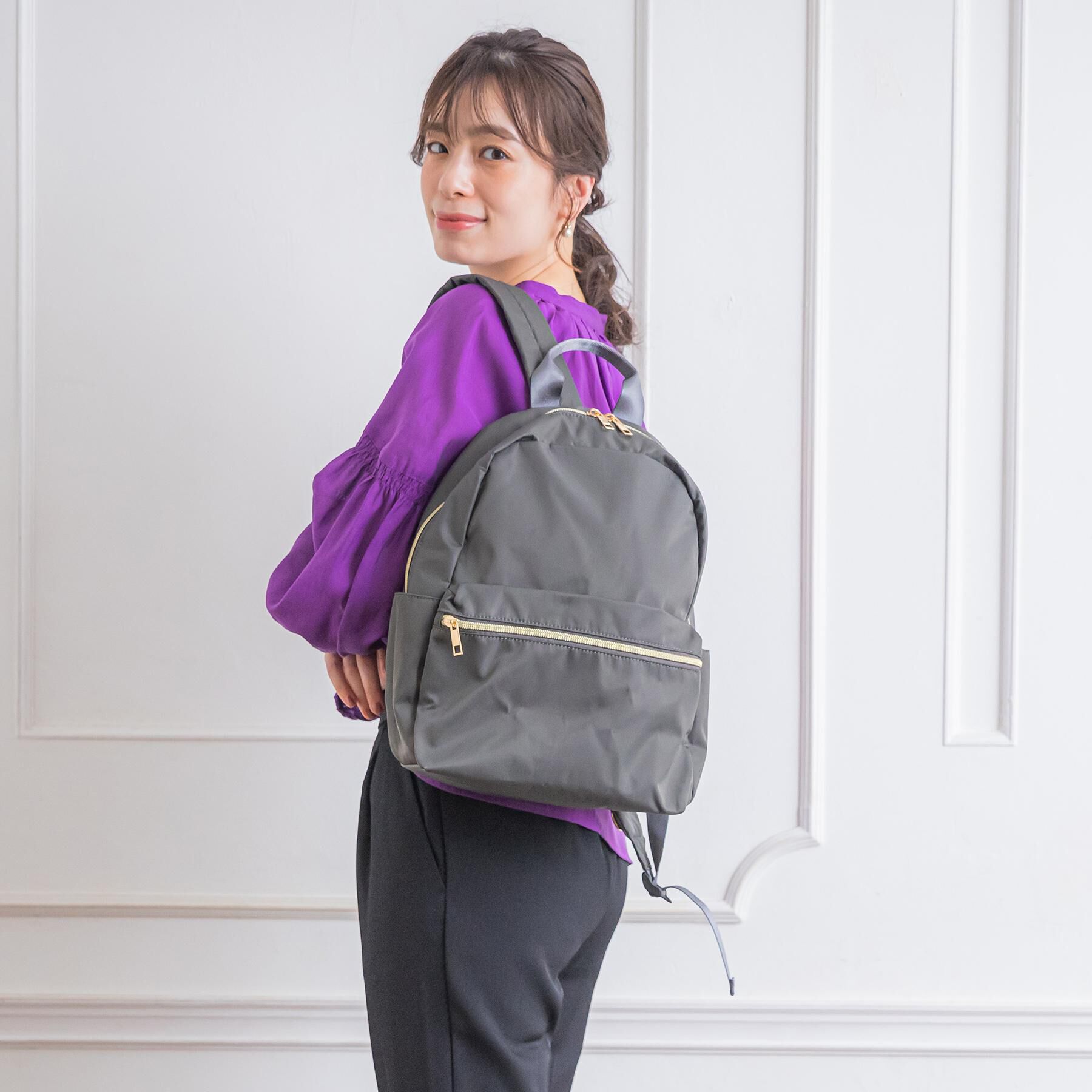 ITS&rsquo;DEMO「【A4／9ポケット】軽量撥水リュック」|リュック|