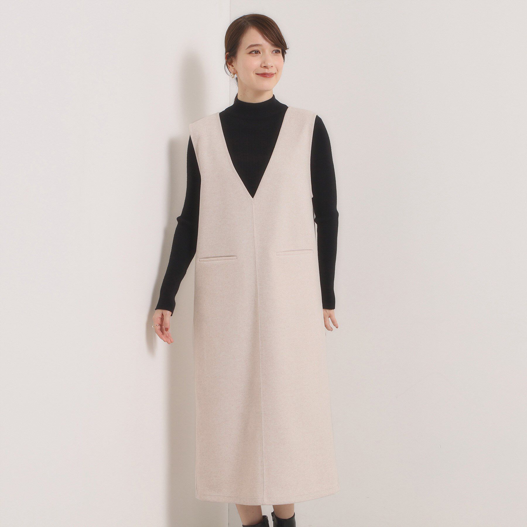 ITS&rsquo;DEMO「【洗濯機OK】カットメルトンジャンスカ」|ワンピース|