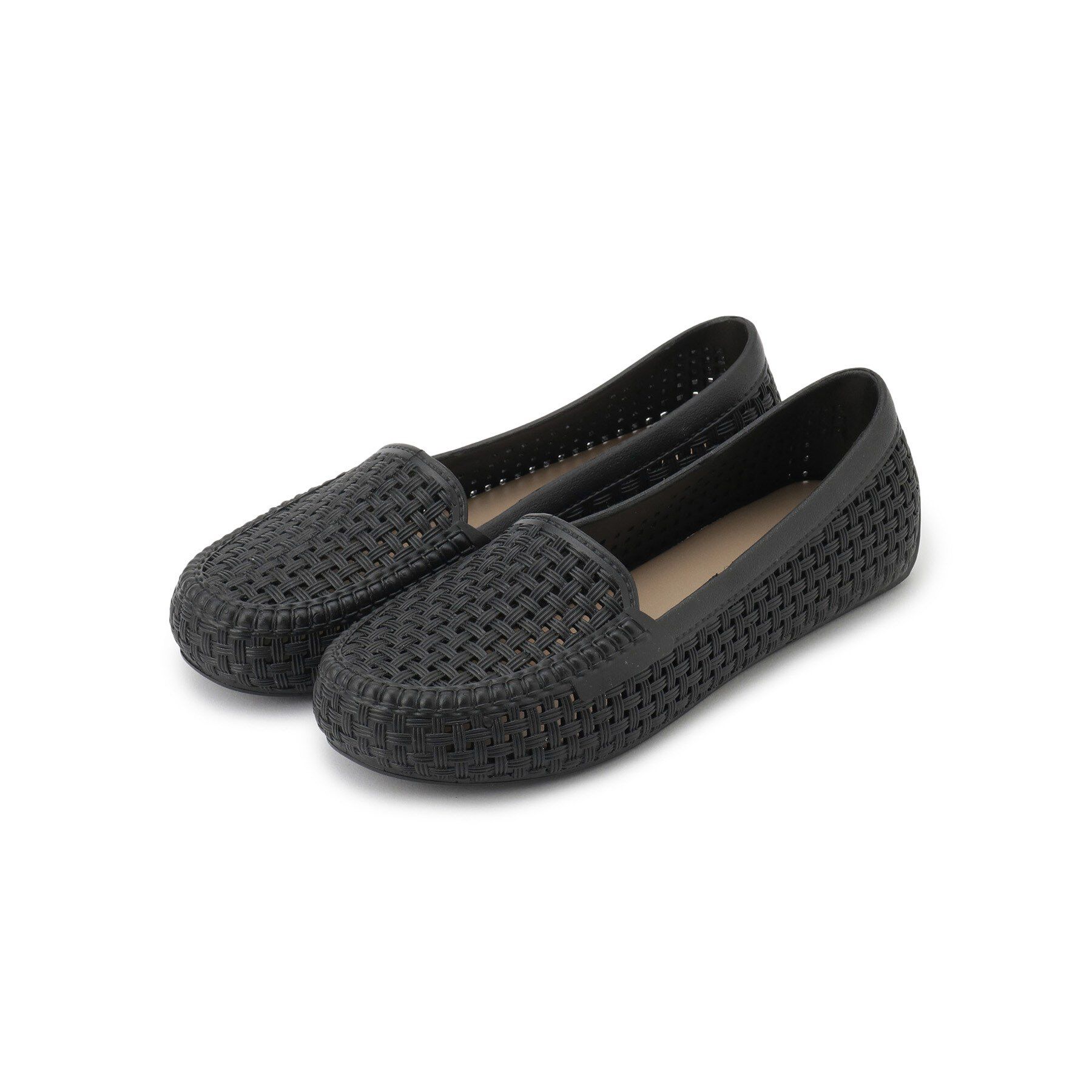 ITS&rsquo;DEMO「メッシュモカシン」|パンプス|ブラック(019)