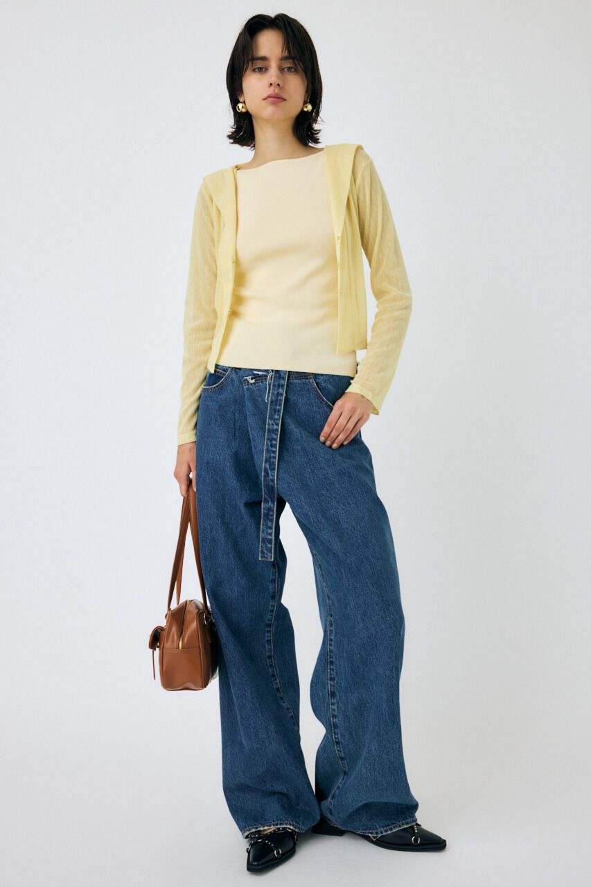 MOUSSY「SQUARE LINE ニットキャミ」|キャミソール|