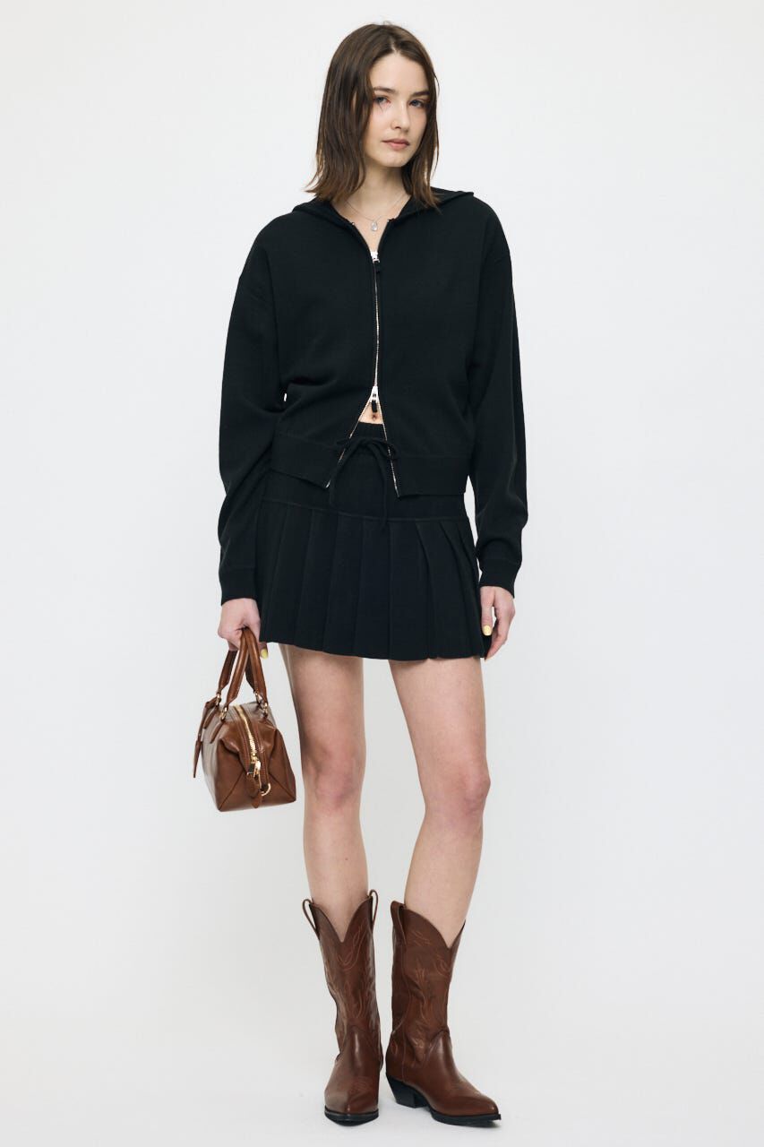MOUSSY「ZIP UP PARKA & PLEATED ミニスカート」|ワンピース|