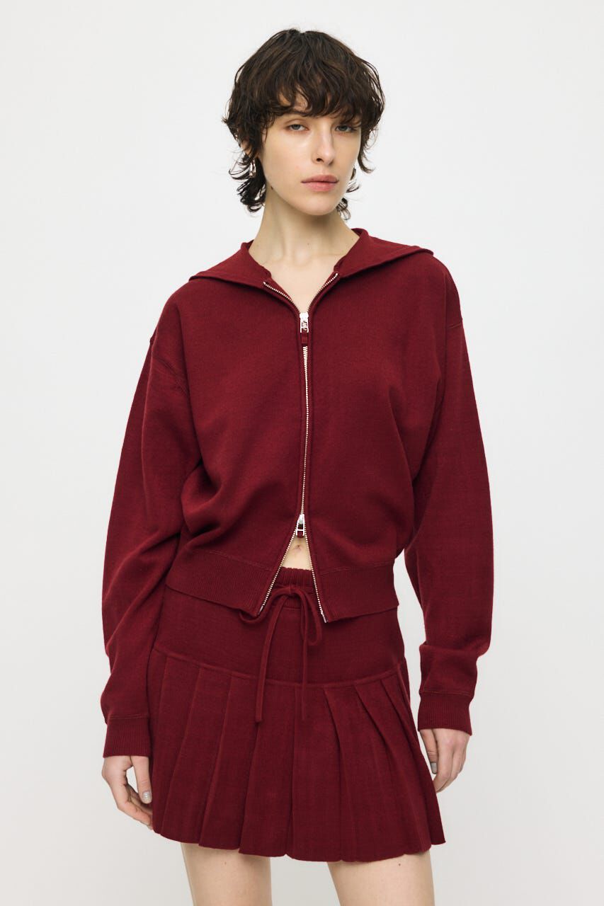 MOUSSY「ZIP UP PARKA & PLEATED ミニスカート」|ワンピース|