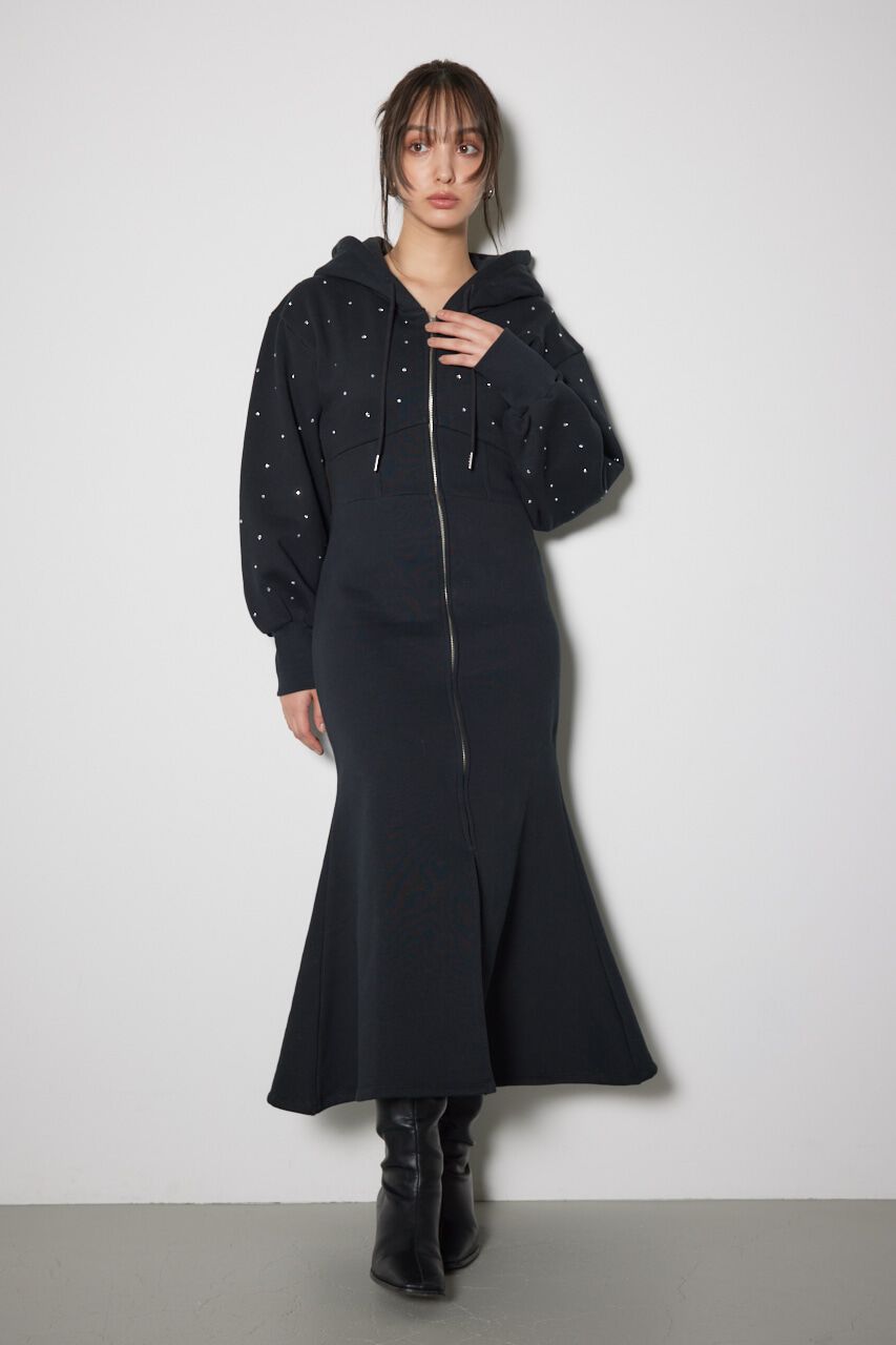 rienda「ビジュースウェットマーメイドワンピース」|ワンピース|