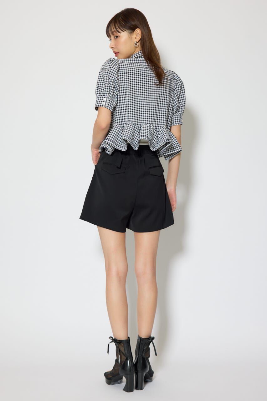 rienda「ベルト付きセンタープレスショートパンツ」|その他|