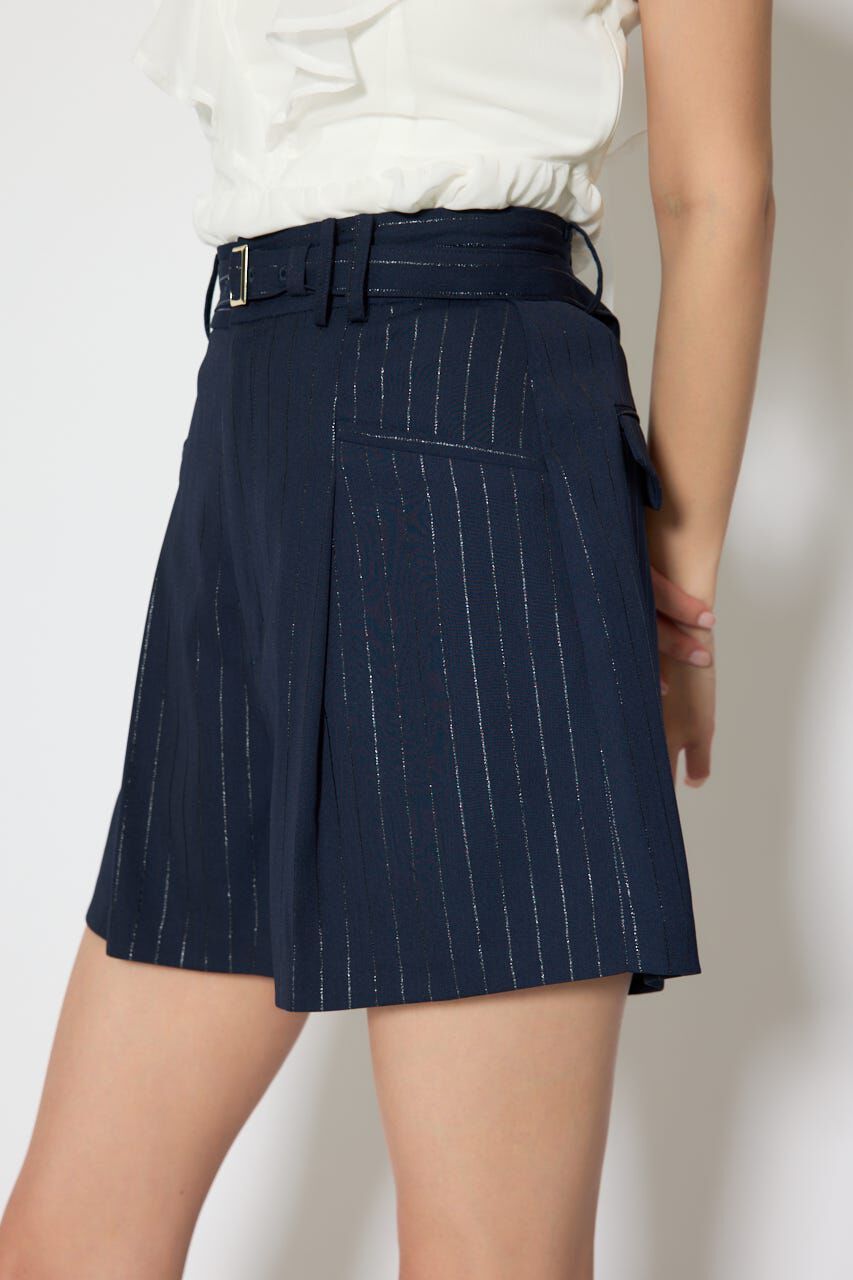 rienda「ベルト付きセンタープレスショートパンツ」|その他|