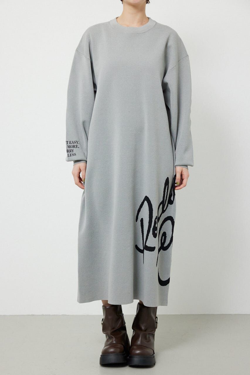 RODEO CROWNS「マキシロゴニットワンピース」|ワンピース|