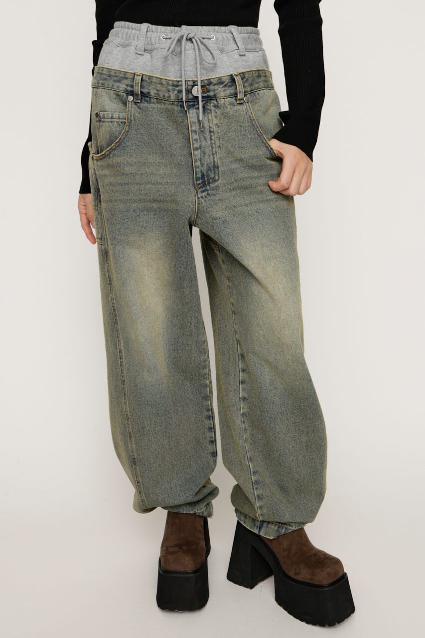 SLY「LAYERED WAIST DOCKING パンツ」|その他|