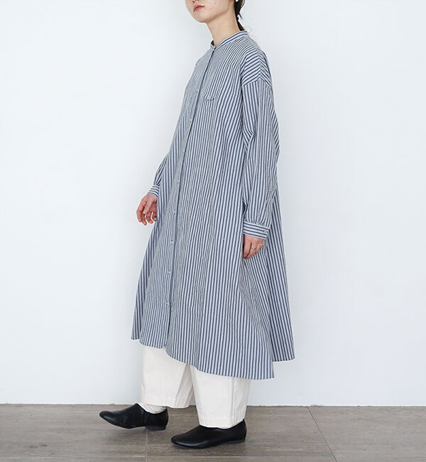 休日と詩「小さなポケットのロングシャツ」|シャツ・ブラウス|