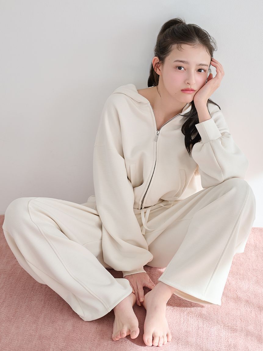 SNIDEL HOME「ボンディングスウェットパーカー」|ルームウェア|