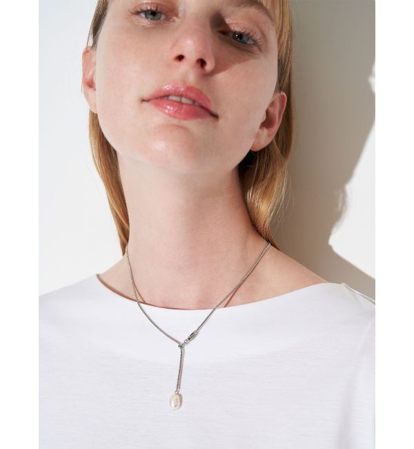 ELENDEEK「2WAY PEARL SLIDER NECKLACE」|ネックレス|