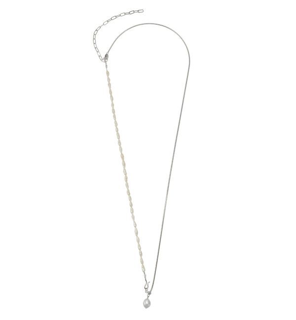 ELENDEEK「2WAY PEARL SLIDER NECKLACE」|ネックレス|