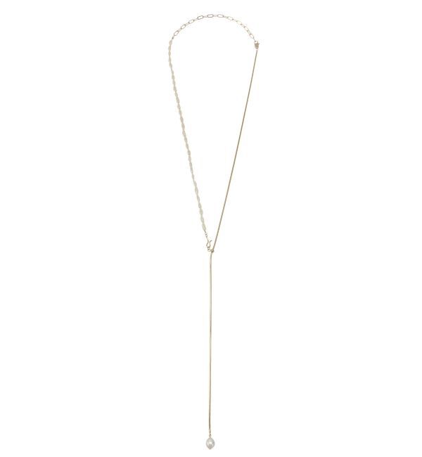 ELENDEEK「2WAY PEARL SLIDER NECKLACE」|ネックレス|