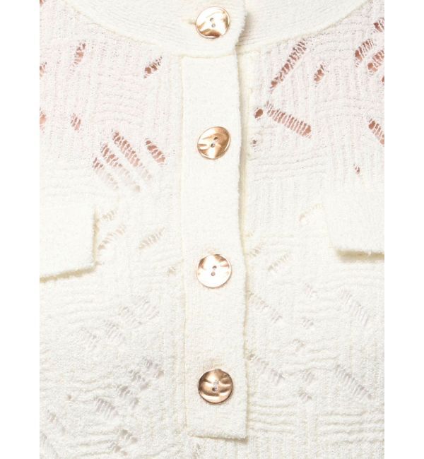 LAGUNAMOON「パターンニッティングフロントボタンワンピース」|ワンピース|