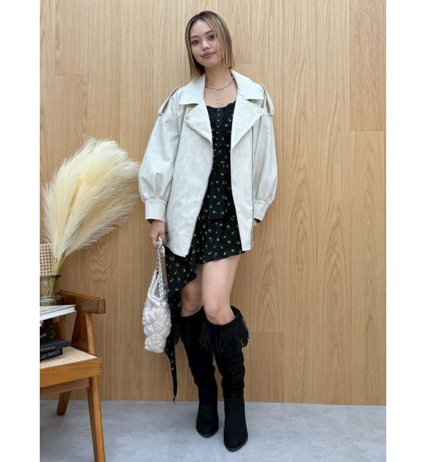 EVRIS「フリンジデザインロングブーツ」|ロングブーツ|