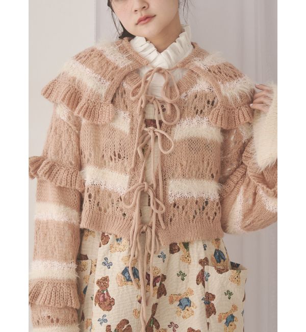 merry jenny「fluffy border collar」|その他|ピンク