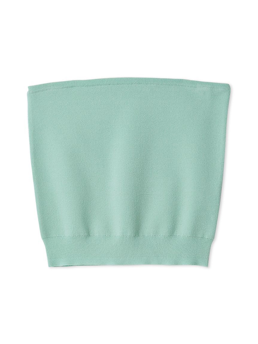 Mila Owen「コットンブレンドニットチューブトップ」|チューブトップ|