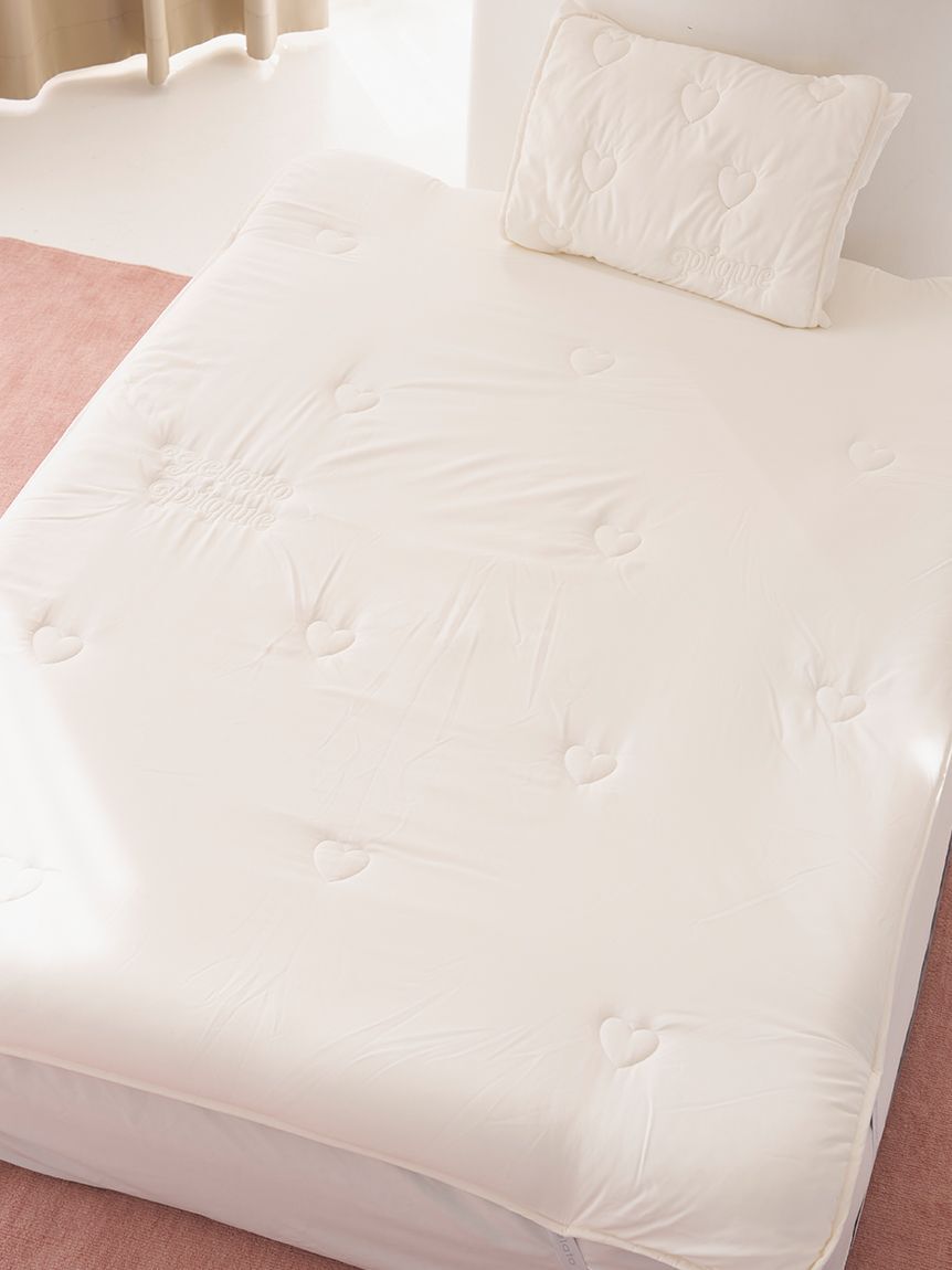 gelato pique Sleep「【Sleep】ハートロゴ 敷きパッド（セミダブル）」|その他|