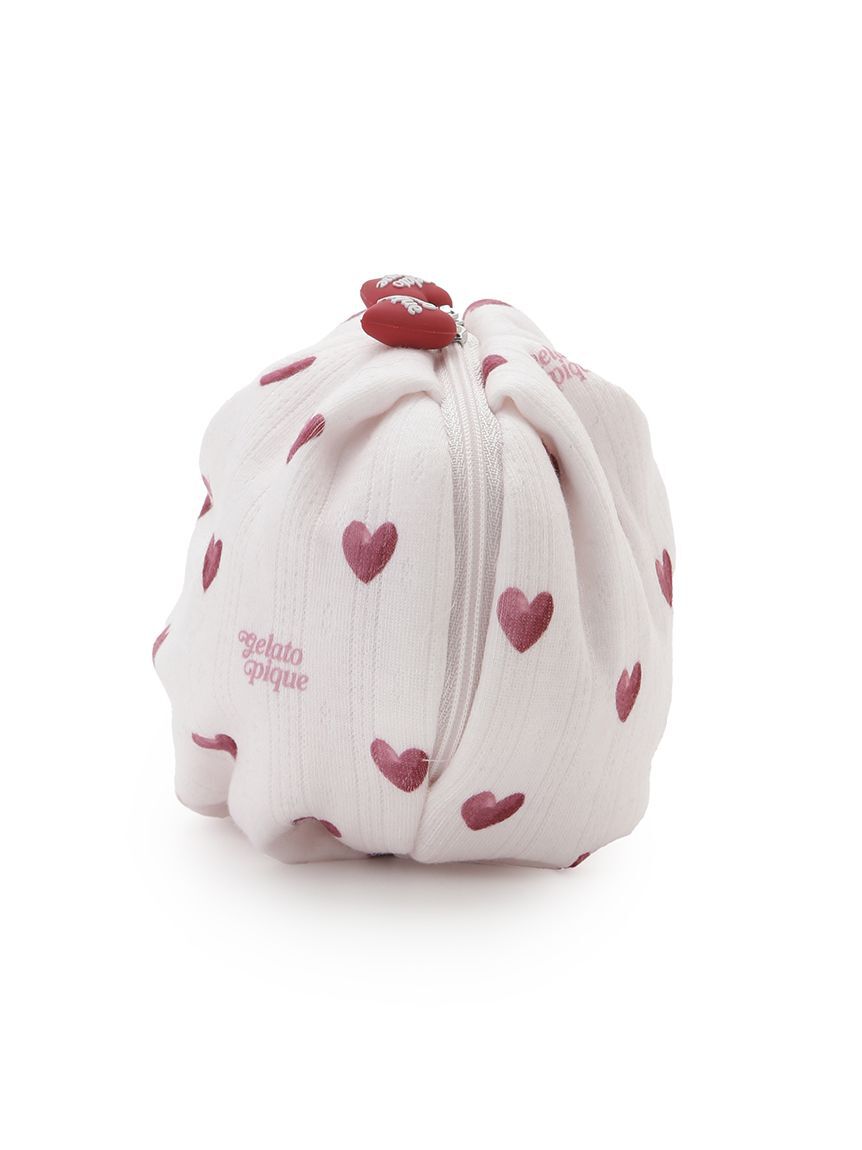 gelato pique「針抜きハート柄ポーチ」|ポーチ|