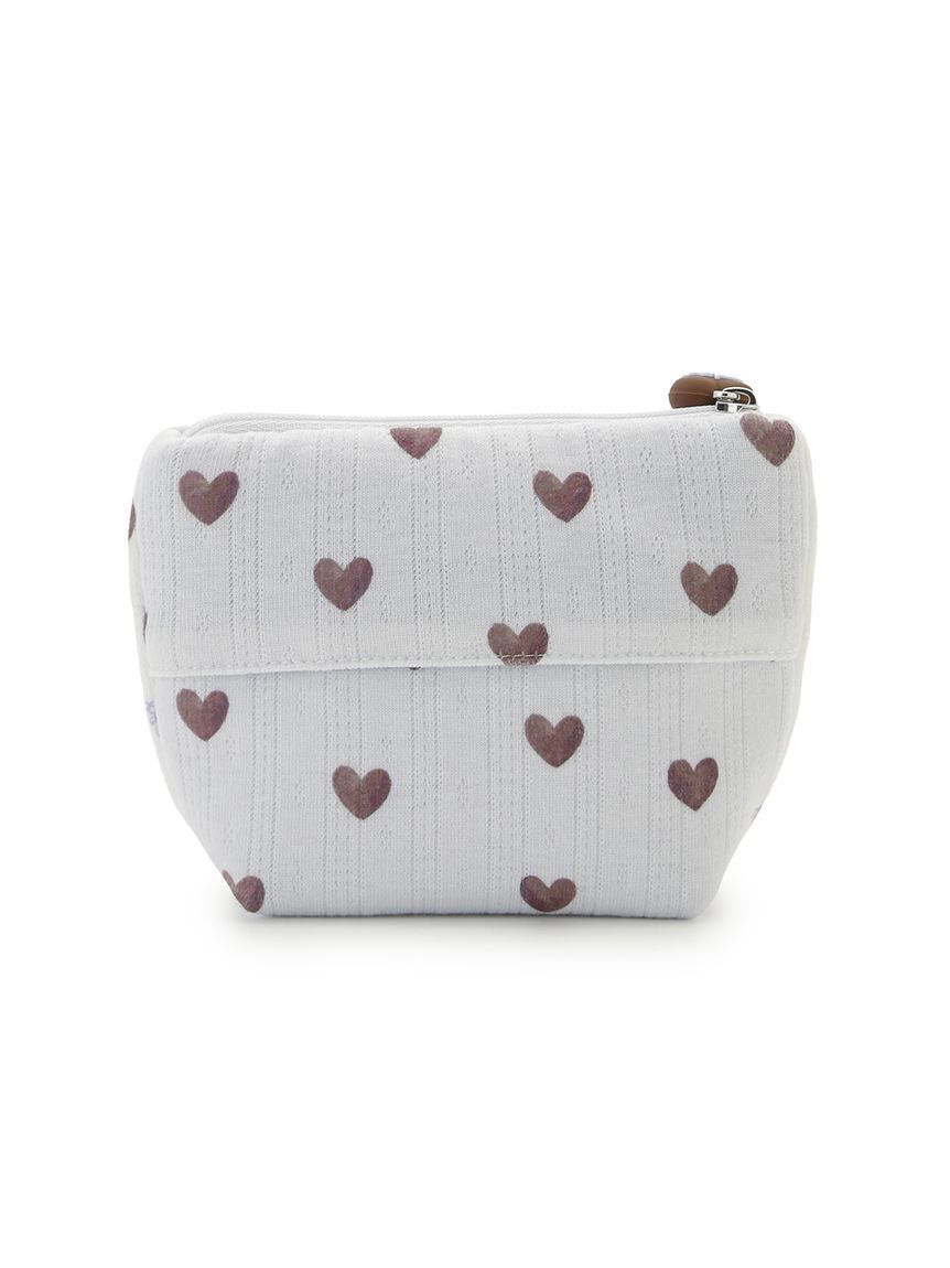 gelato pique「針抜きハート柄ティッシュポーチ」|ポーチ|